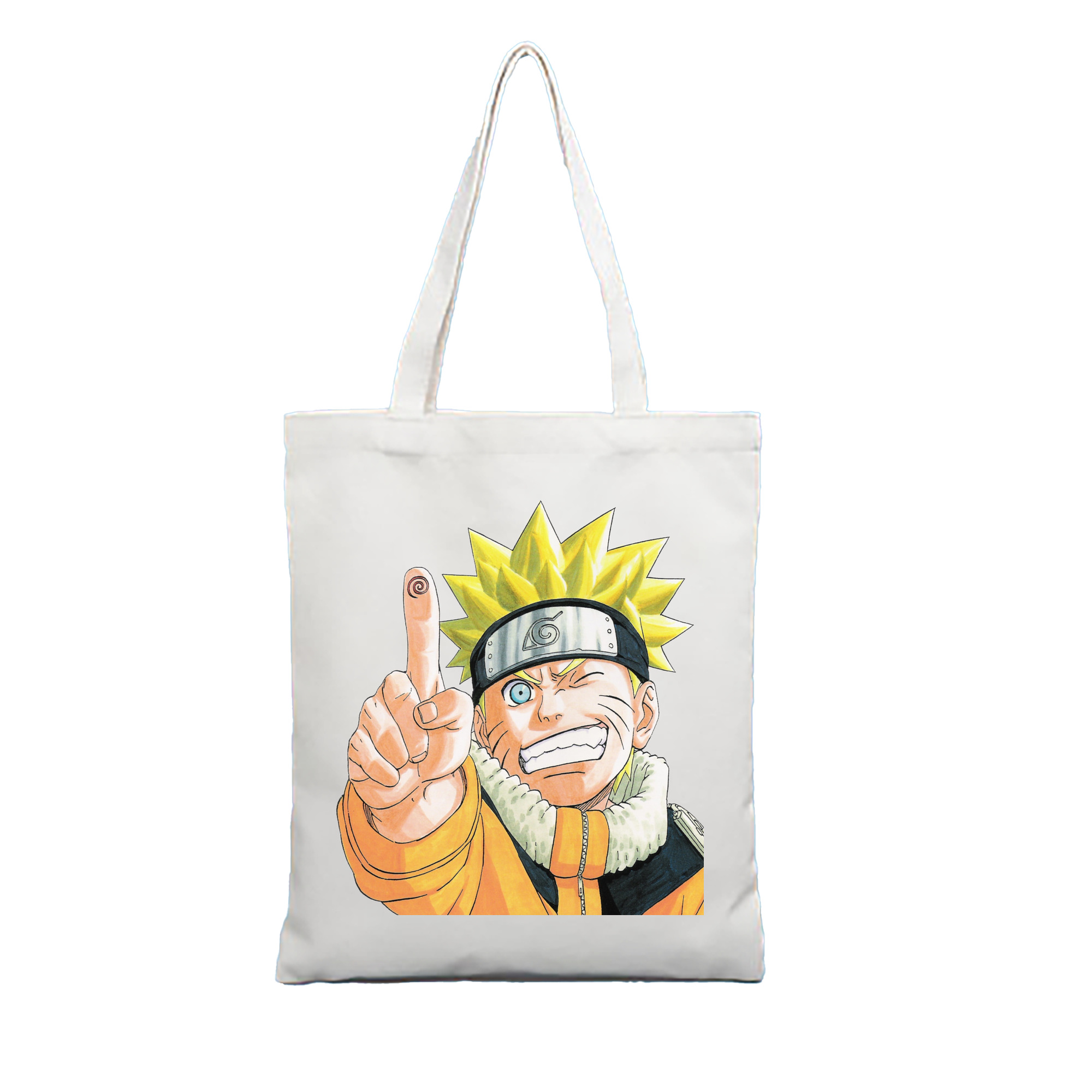 （画像用） NARUTO -ナルト- うずまき ナルト Uzumaki Naruto 縦型キャンバス生地手提げバッグ　トートバッグ