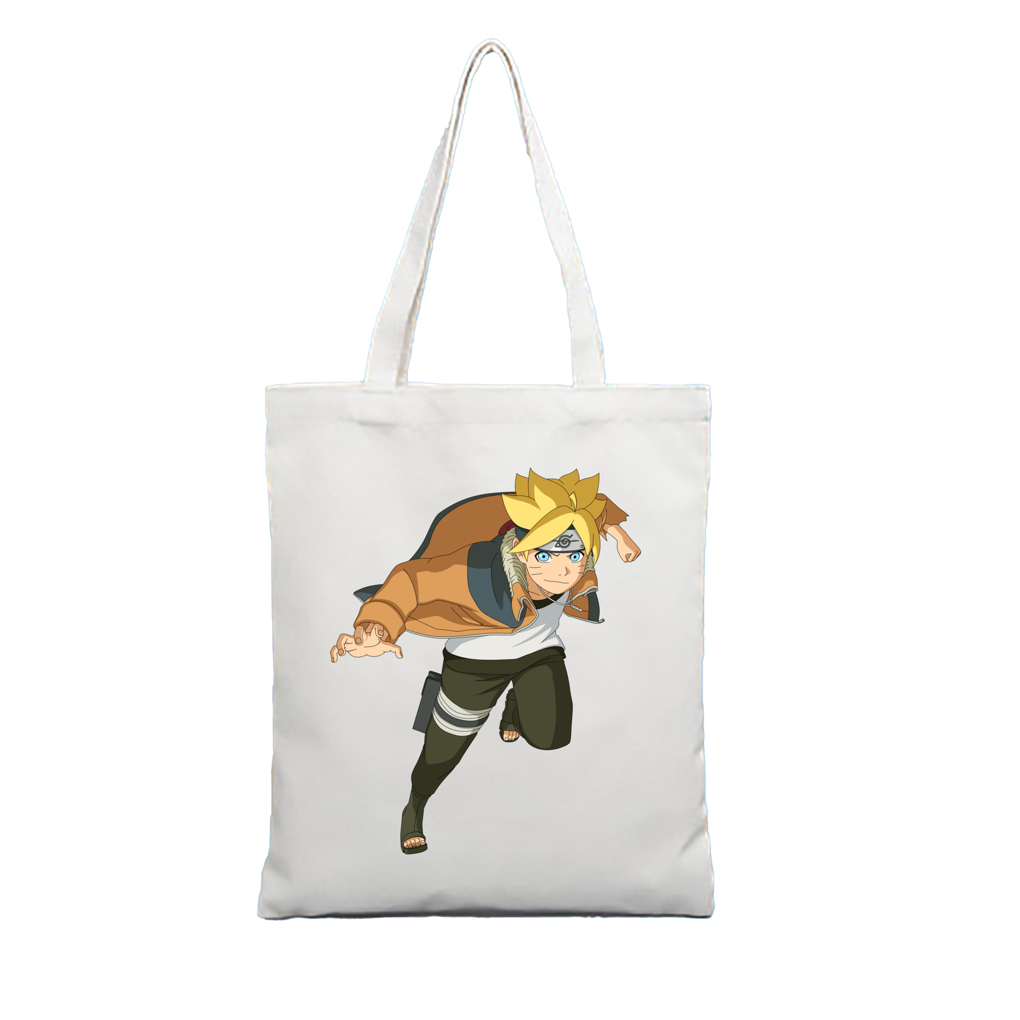 （画像用） NARUTO -ナルト- うずまき ナルト Uzumaki Naruto 縦型キャンバス生地手提げバッグ　トートバッグ