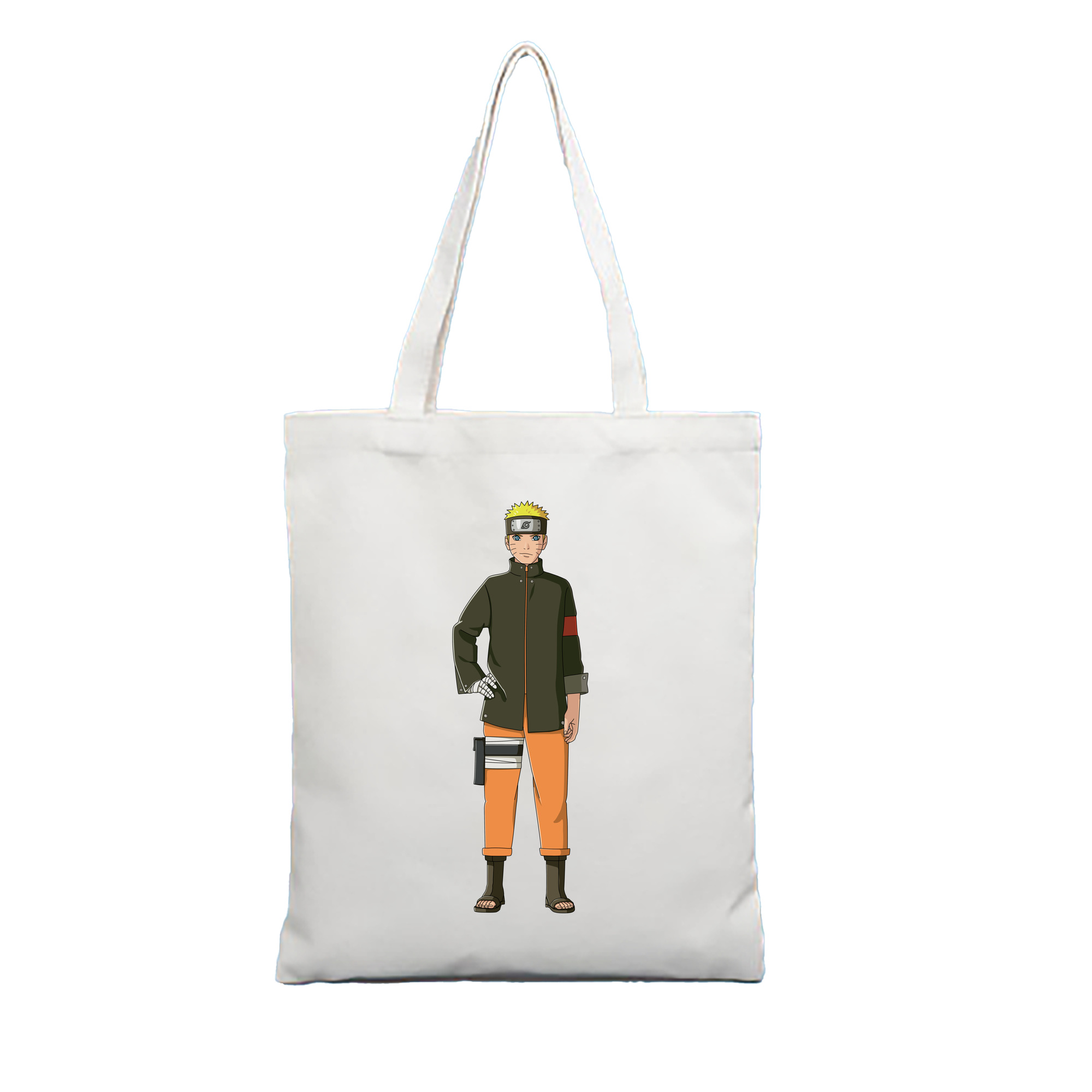 （画像用） NARUTO -ナルト- うずまき ナルト Uzumaki Naruto 縦型キャンバス生地手提げバッグ　トートバッグ