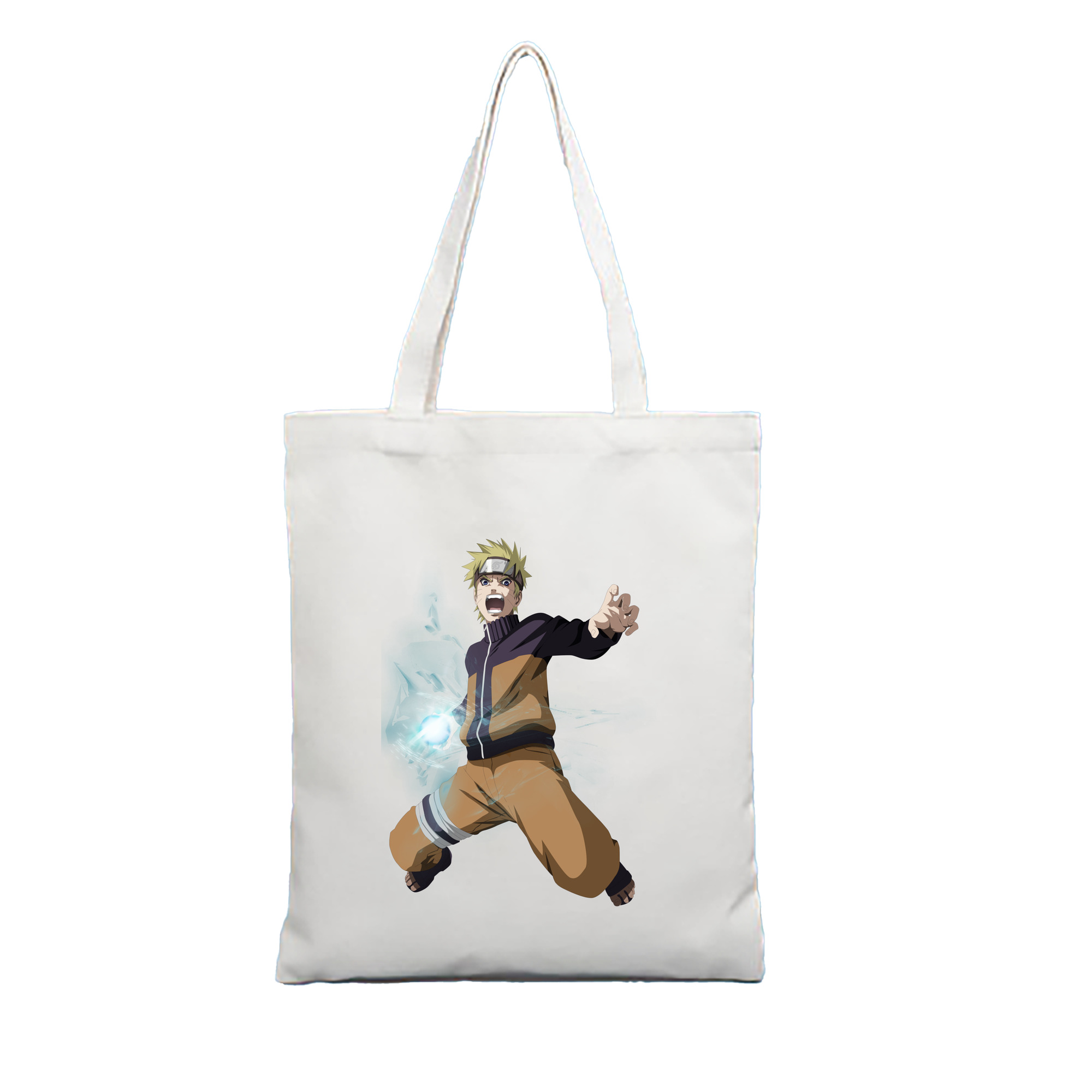 （画像用） NARUTO -ナルト- うずまき ナルト Uzumaki Naruto 縦型キャンバス生地手提げバッグ　トートバッグ