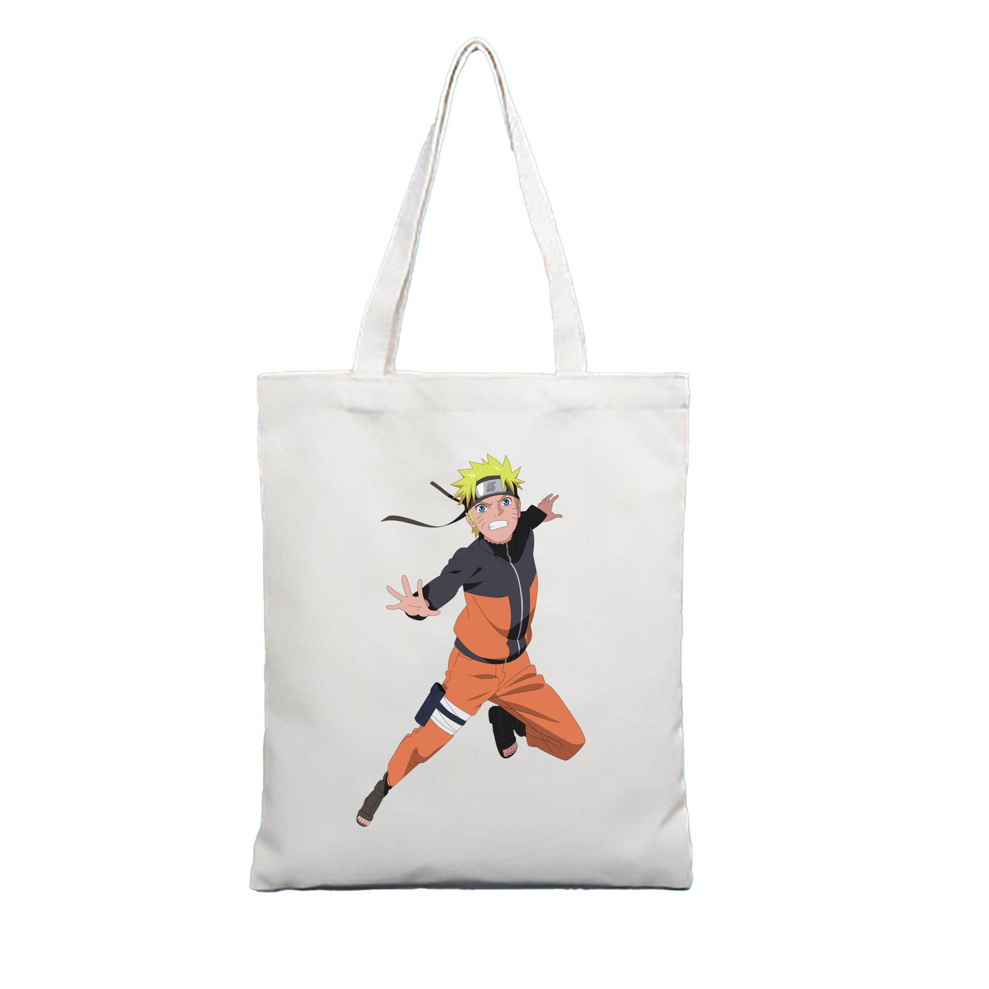 （画像用） NARUTO -ナルト- うずまき ナルト Uzumaki Naruto 縦型キャンバス生地手提げバッグ　トートバッグ
