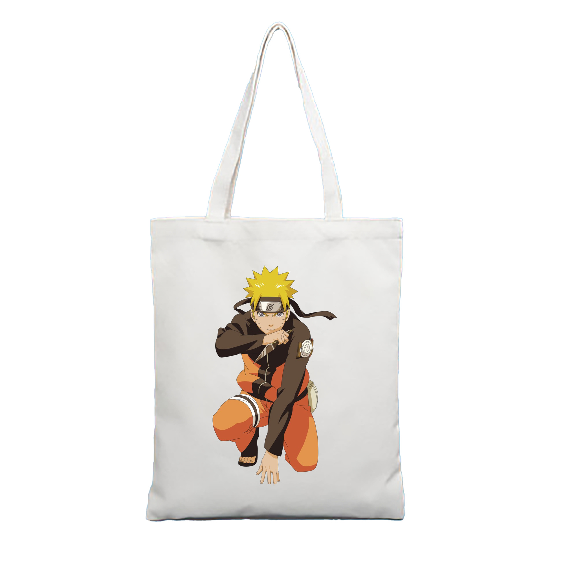 （画像用） NARUTO -ナルト- うずまき ナルト Uzumaki Naruto 縦型キャンバス生地手提げバッグ　トートバッグ