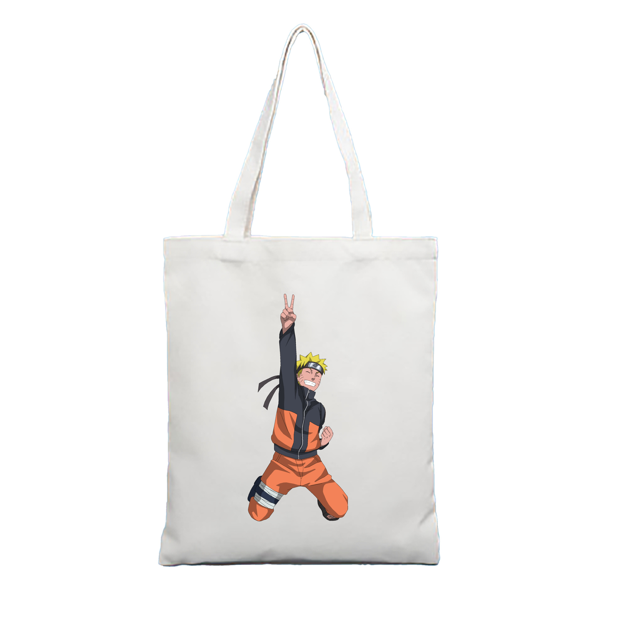 （画像用） NARUTO -ナルト- うずまき ナルト Uzumaki Naruto 縦型キャンバス生地手提げバッグ　トートバッグ