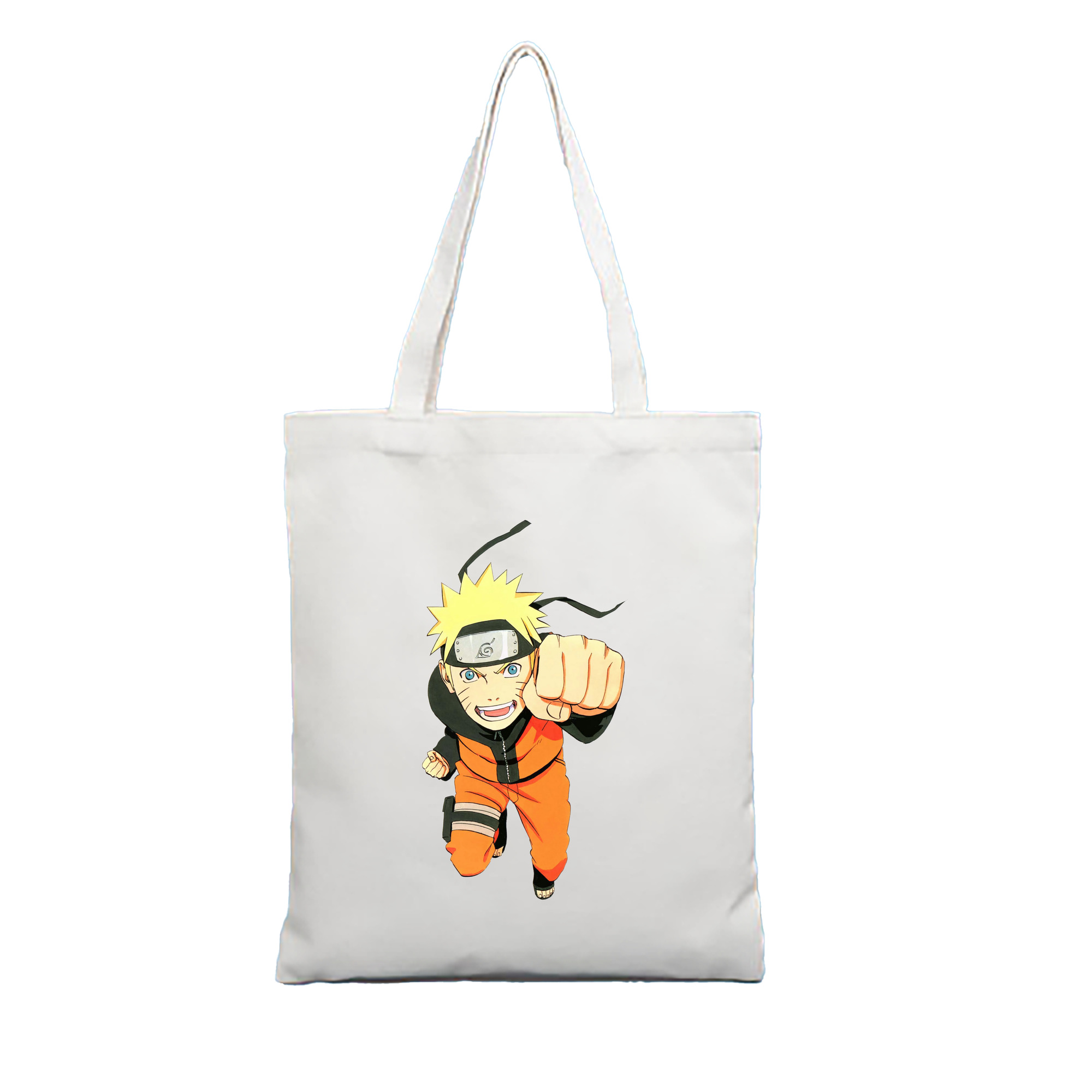 （画像用） NARUTO -ナルト- うずまき ナルト Uzumaki Naruto 縦型キャンバス生地手提げバッグ　トートバッグ