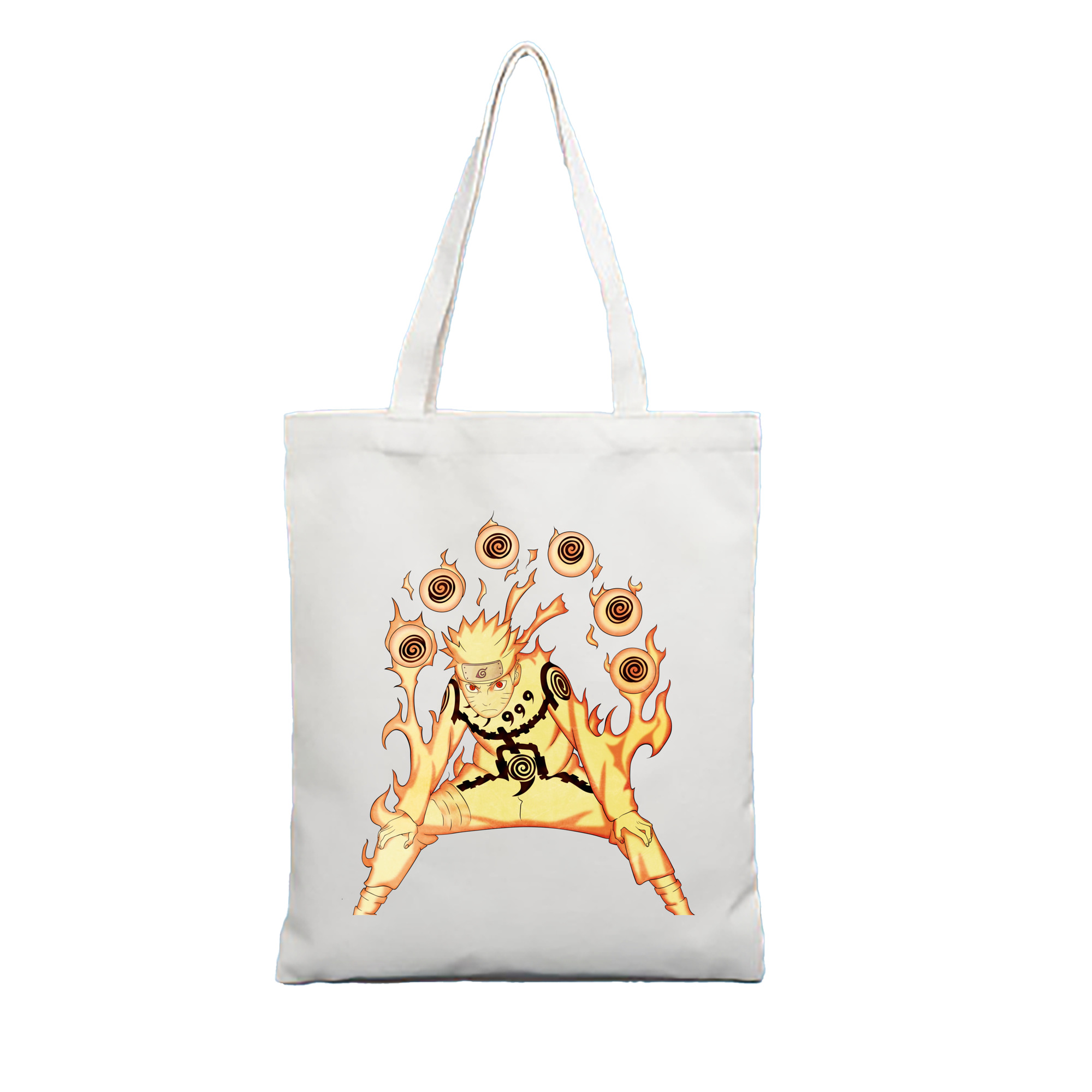 （画像用） NARUTO -ナルト- うずまき ナルト Uzumaki Naruto 縦型キャンバス生地手提げバッグ　トートバッグ