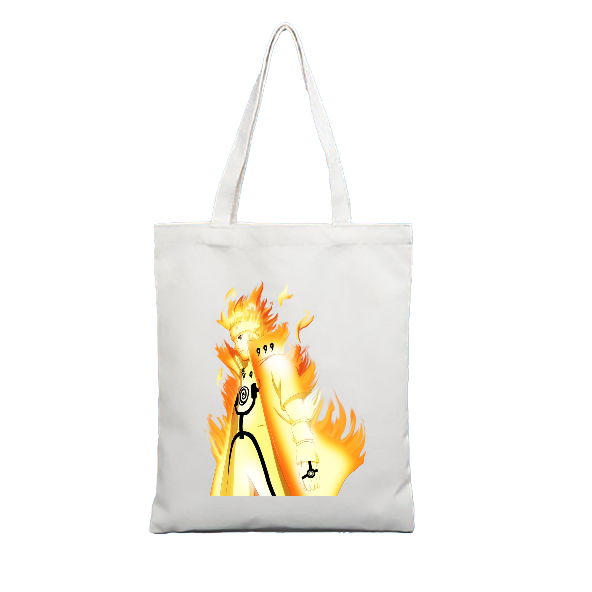 （画像用） NARUTO -ナルト- うずまき ナルト Uzumaki Naruto 縦型キャンバス生地手提げバッグ　トートバッグ