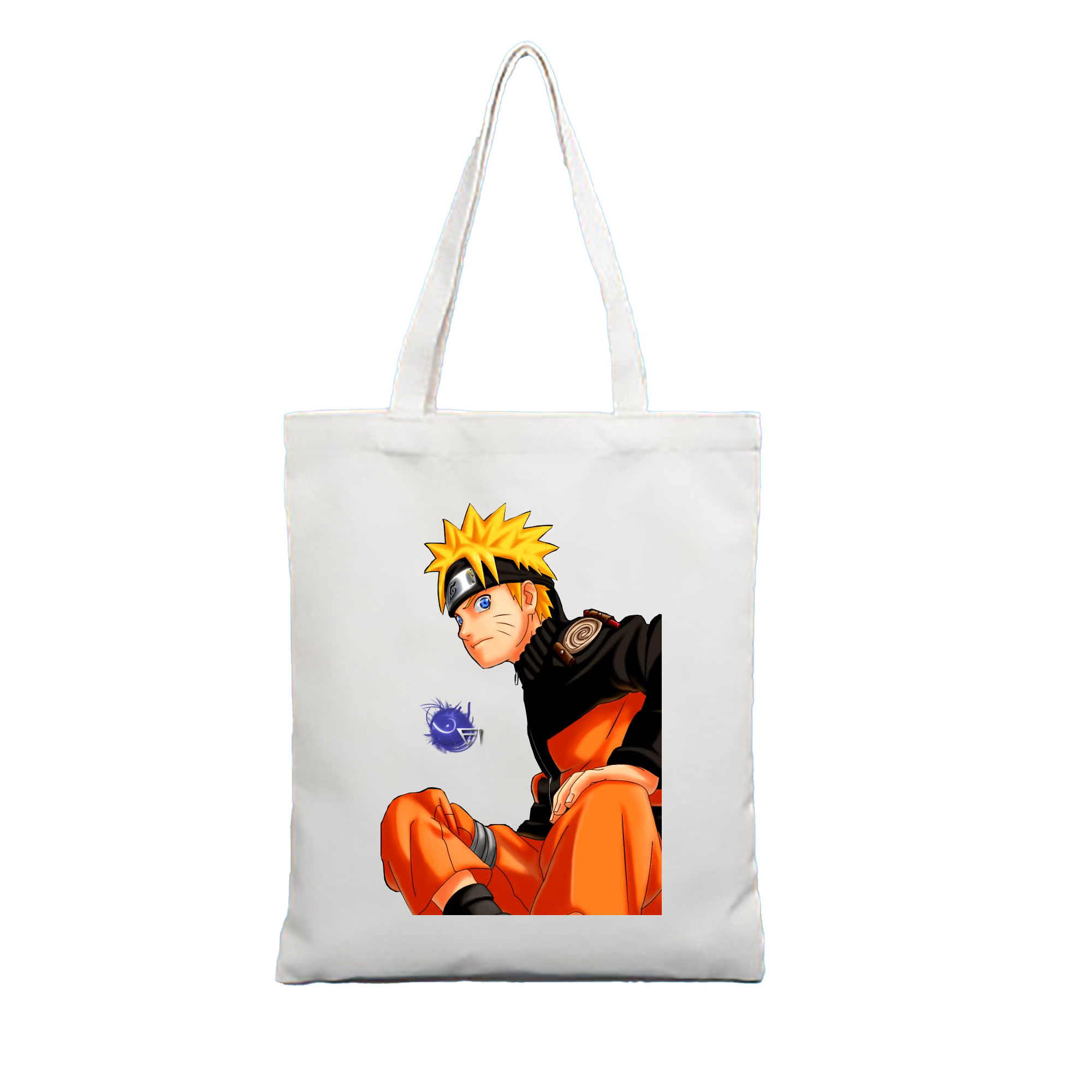 （画像用） NARUTO -ナルト- うずまき ナルト Uzumaki Naruto 縦型キャンバス生地手提げバッグ　トートバッグ