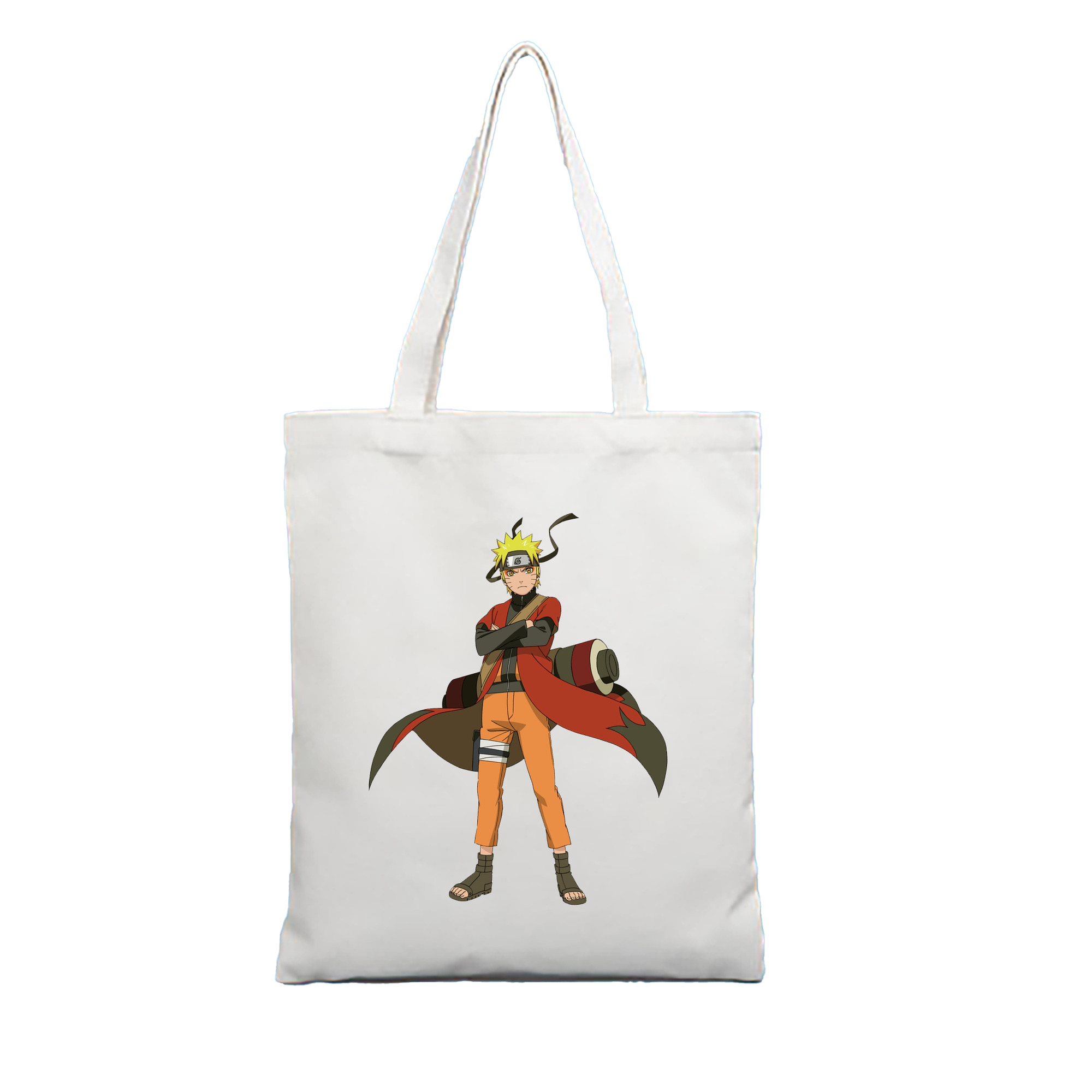 （画像用） NARUTO -ナルト- うずまき ナルト Uzumaki Naruto 縦型キャンバス生地手提げバッグ　トートバッグ
