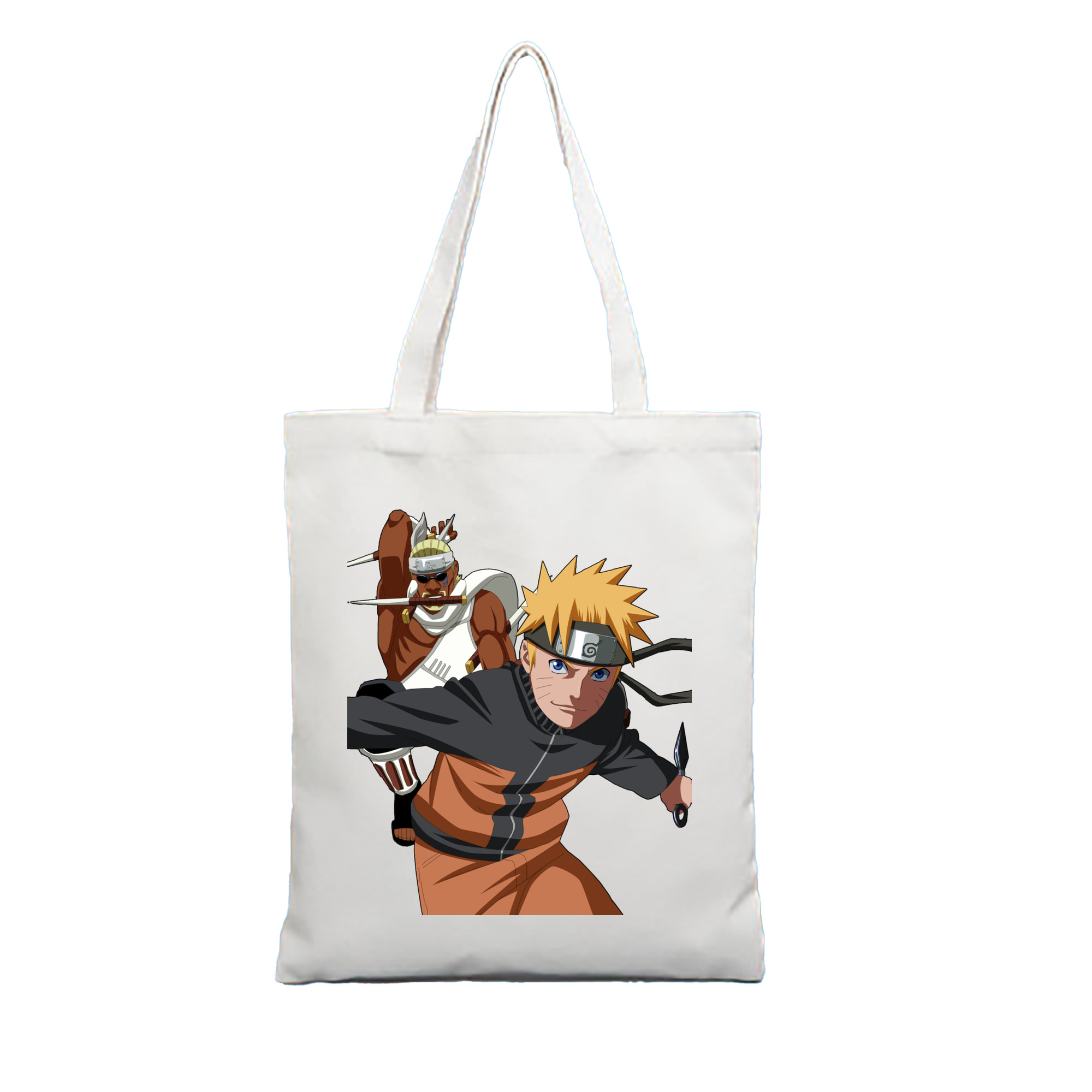 （画像用） NARUTO -ナルト- うずまき ナルト Uzumaki Naruto 縦型キャンバス生地手提げバッグ　トートバッグ