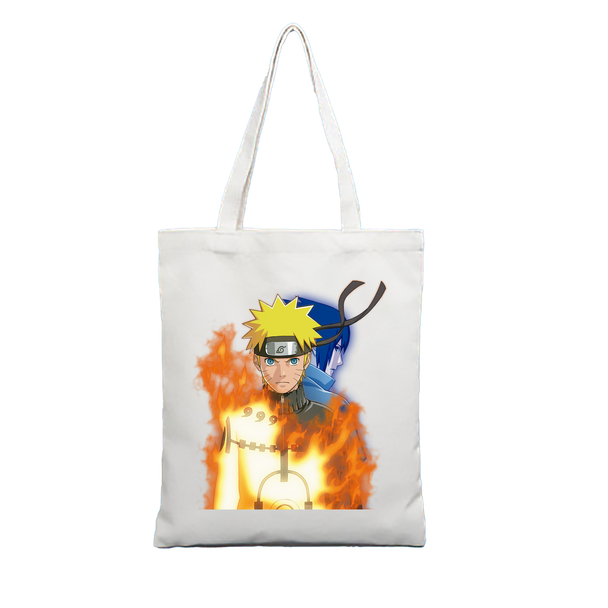 （画像用） NARUTO -ナルト- うずまき ナルト Uzumaki Naruto 縦型キャンバス生地手提げバッグ　トートバッグ