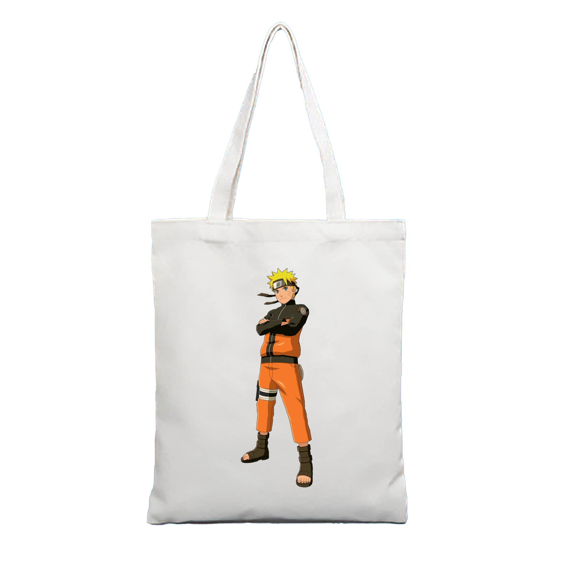 （画像用） NARUTO -ナルト- うずまき ナルト Uzumaki Naruto 縦型キャンバス生地手提げバッグ　トートバッグ