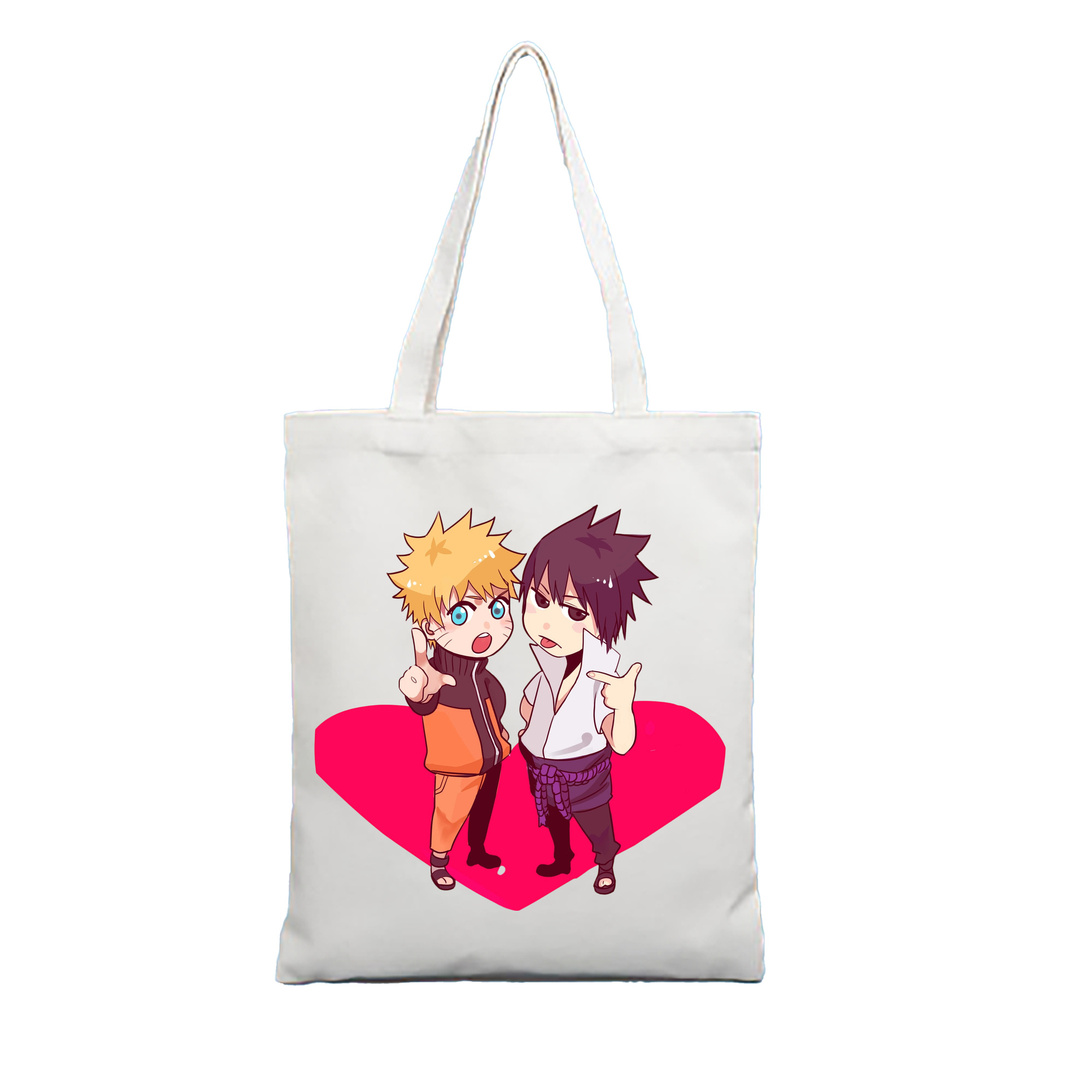 （画像用） NARUTO -ナルト- うずまき ナルト Uzumaki Naruto 縦型キャンバス生地手提げバッグ　トートバッグ