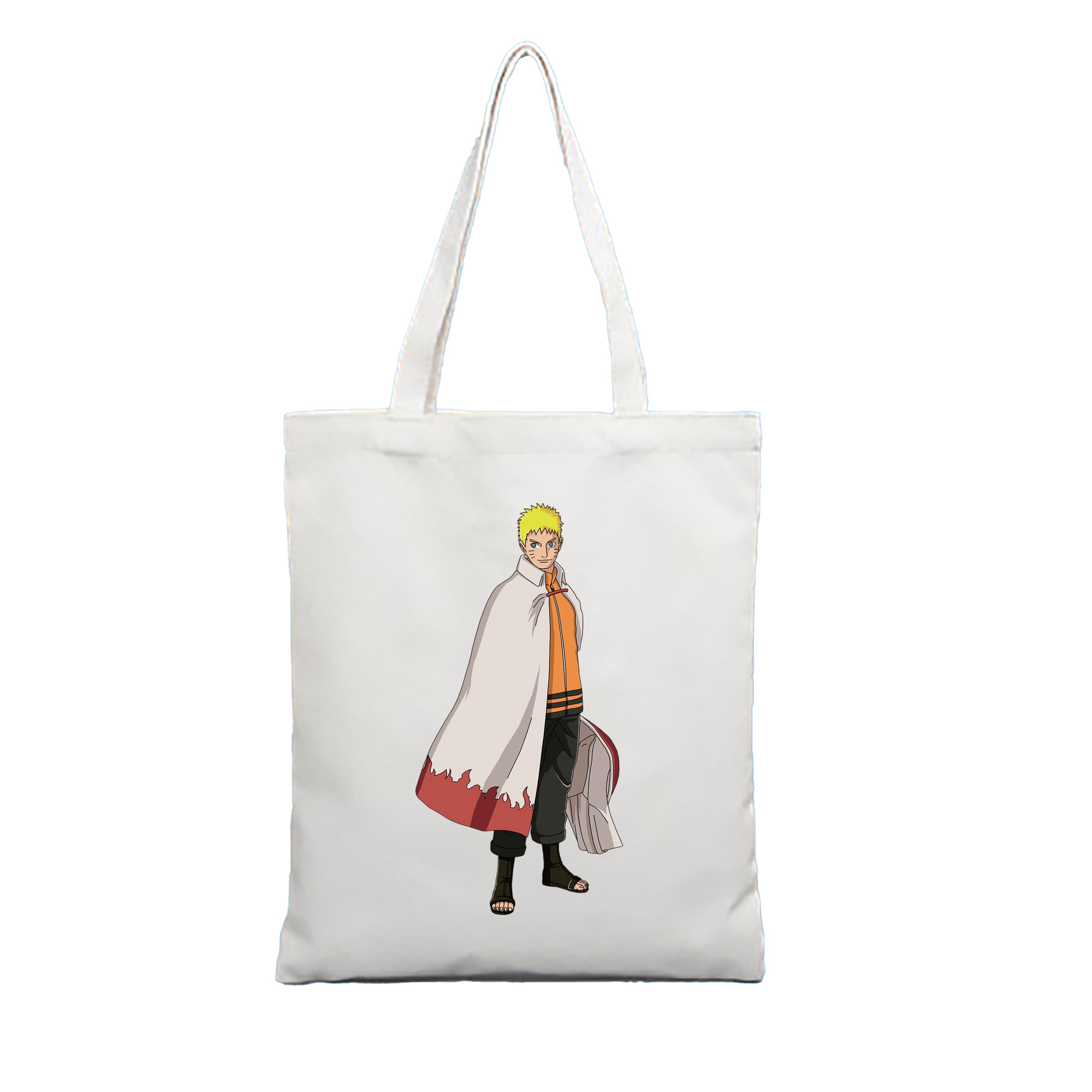 （画像用） NARUTO -ナルト- うずまき ナルト Uzumaki Naruto 縦型キャンバス生地手提げバッグ　トートバッグ