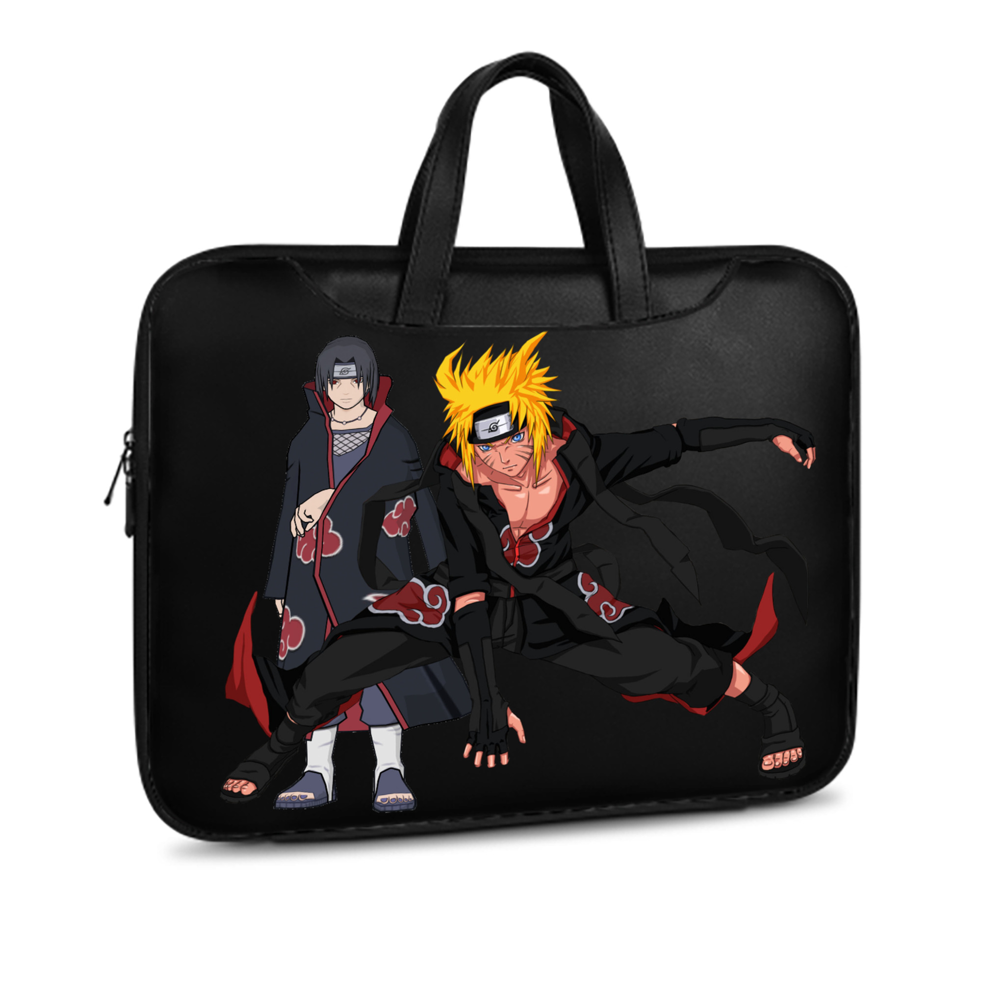 （画像用） NARUTO -ナルト- うずまき ナルト Uzumaki Naruto レザーラップトップバッグ　ノートパソコンケース