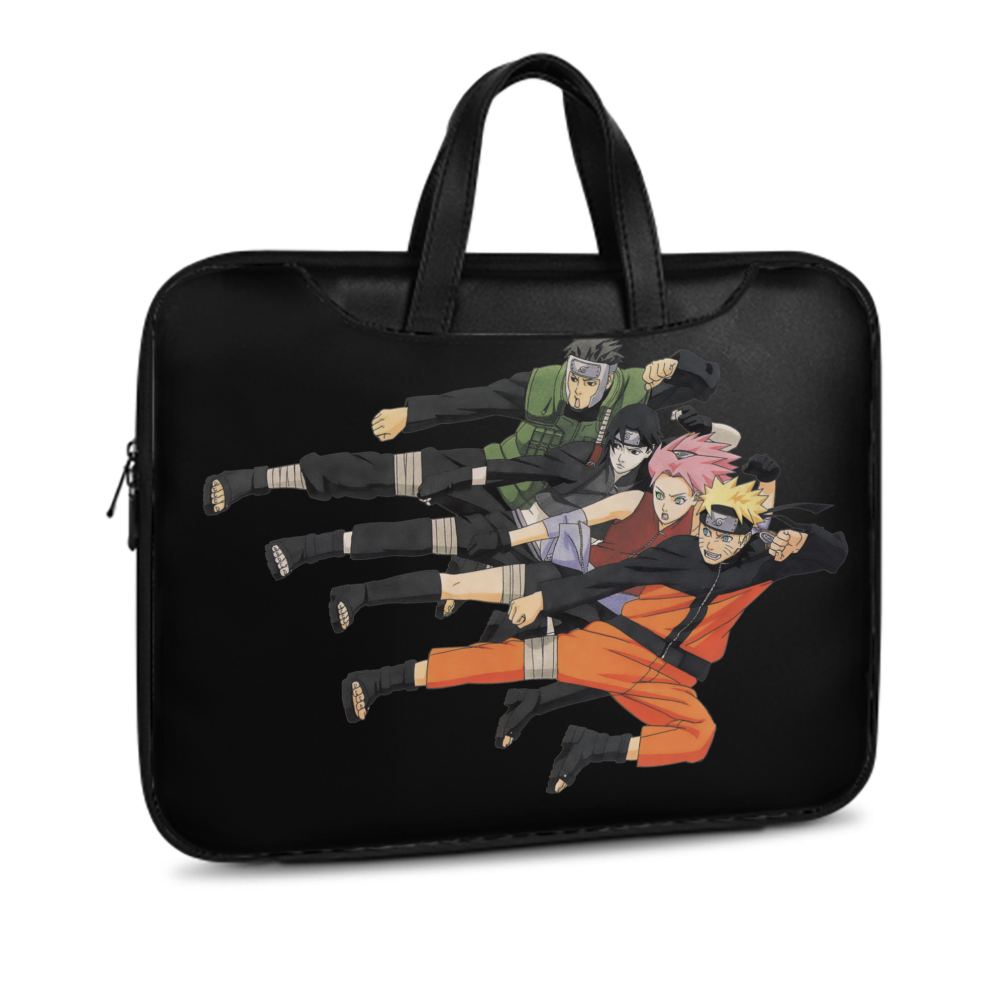 （画像用） NARUTO -ナルト- うずまき ナルト Uzumaki Naruto レザーラップトップバッグ　ノートパソコンケース