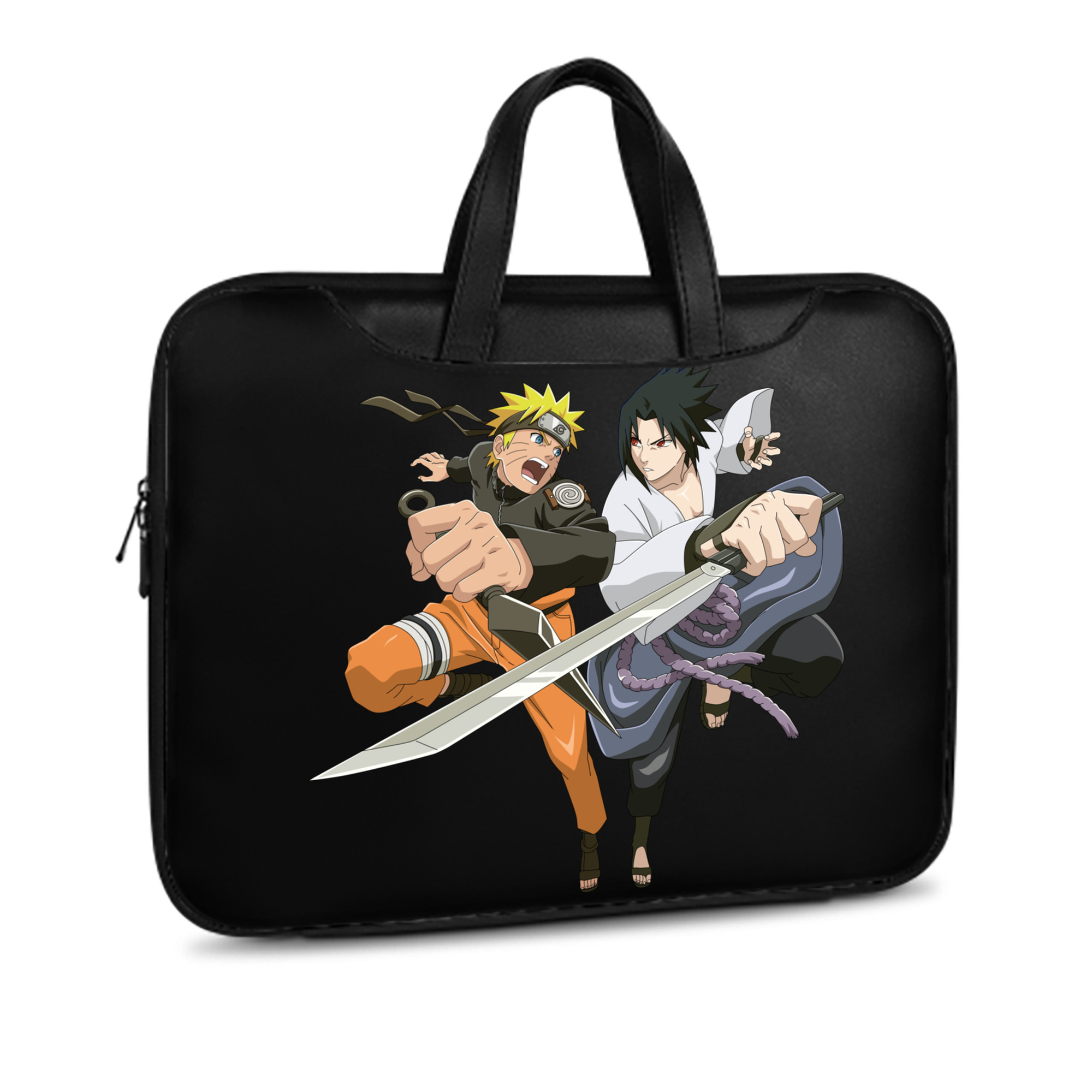 （画像用） NARUTO -ナルト- うずまき ナルト Uzumaki Naruto レザーラップトップバッグ　ノートパソコンケース