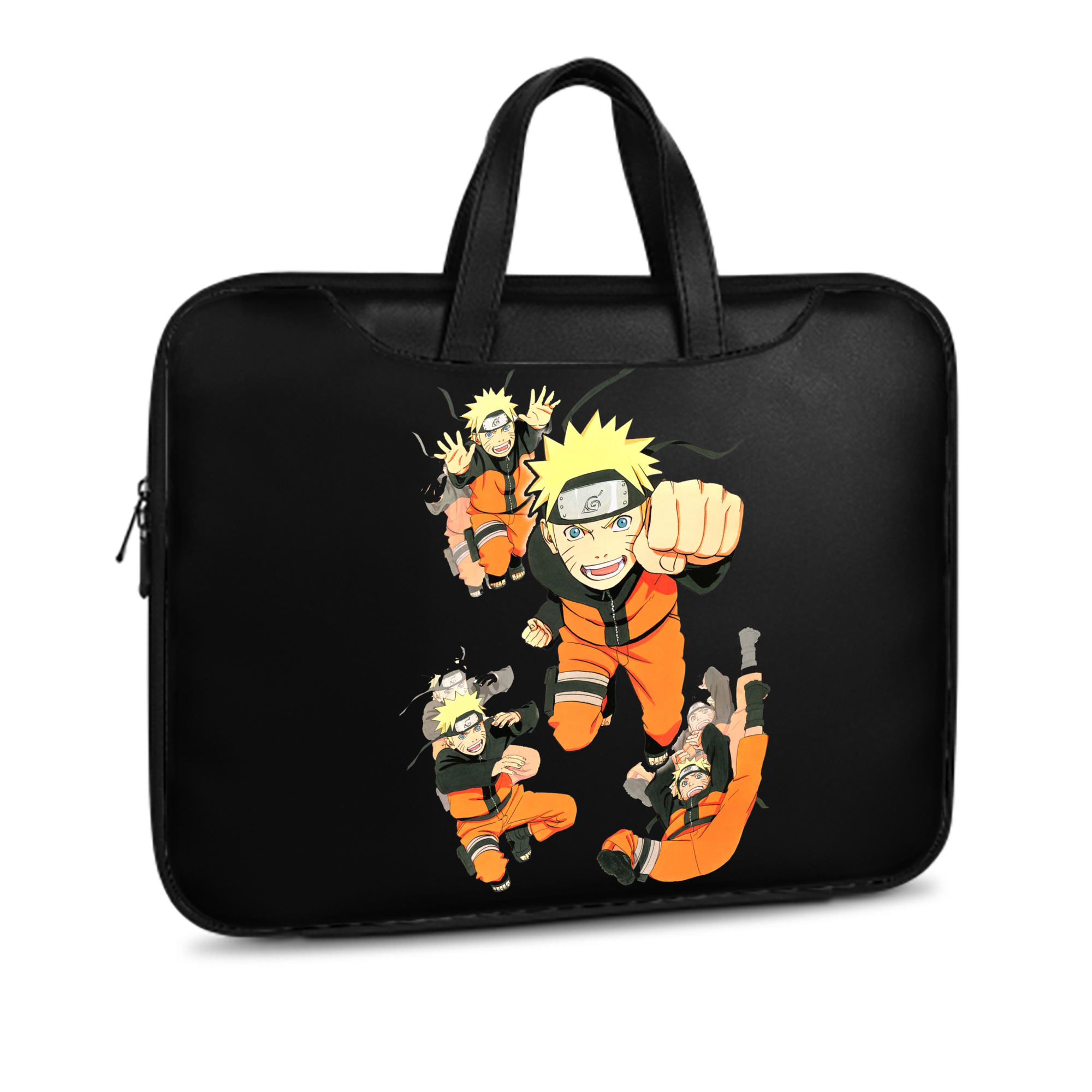 （画像用） NARUTO -ナルト- うずまき ナルト Uzumaki Naruto レザーラップトップバッグ　ノートパソコンケース