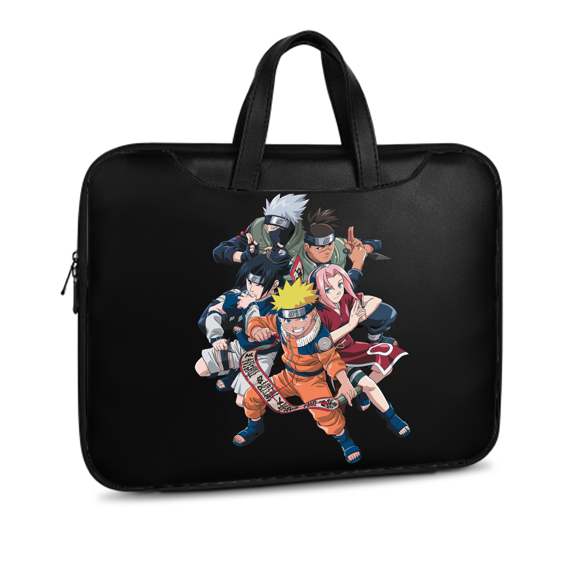 （画像用） NARUTO -ナルト- うずまき ナルト Uzumaki Naruto レザーラップトップバッグ　ノートパソコンケース