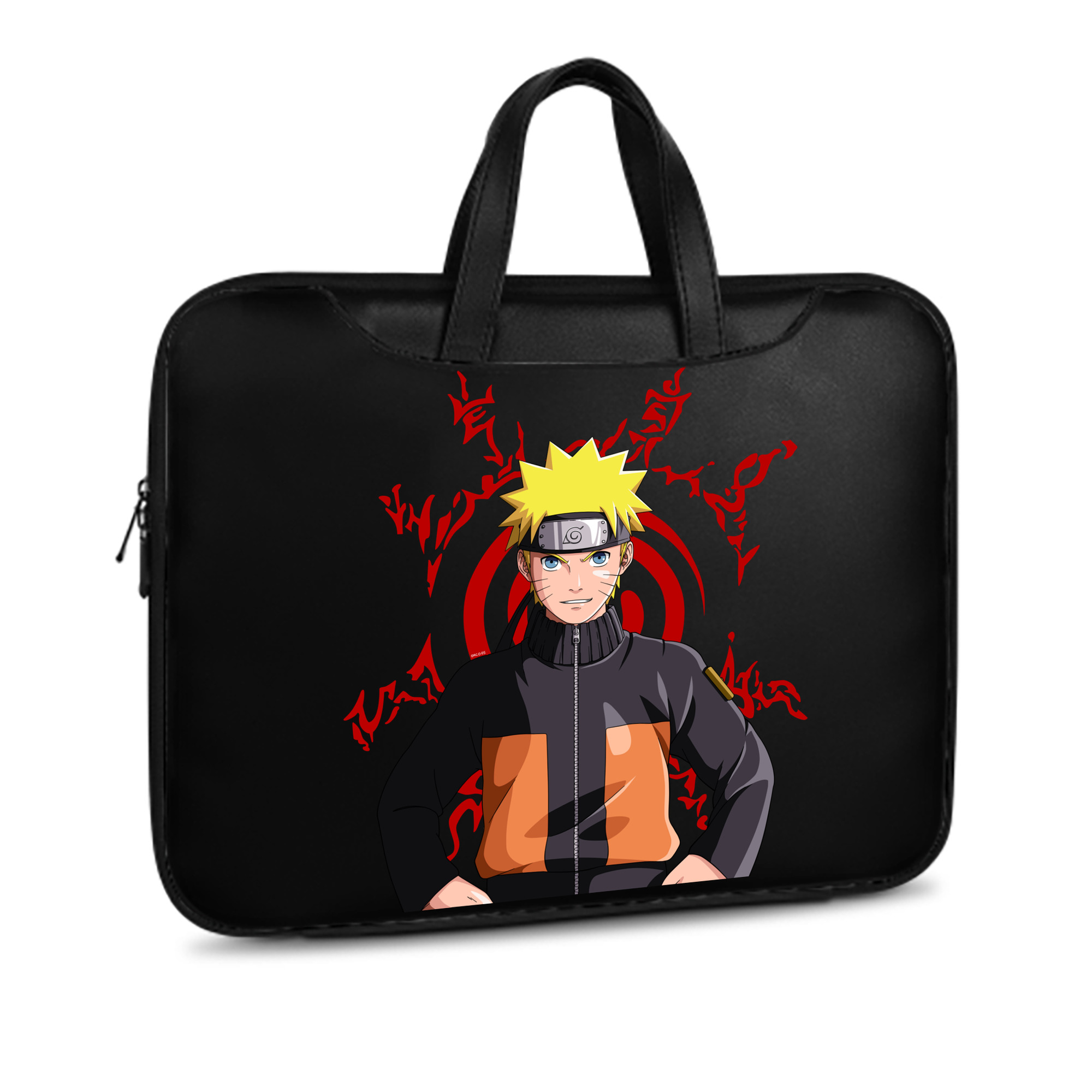 （画像用） NARUTO -ナルト- うずまき ナルト Uzumaki Naruto レザーラップトップバッグ　ノートパソコンケース