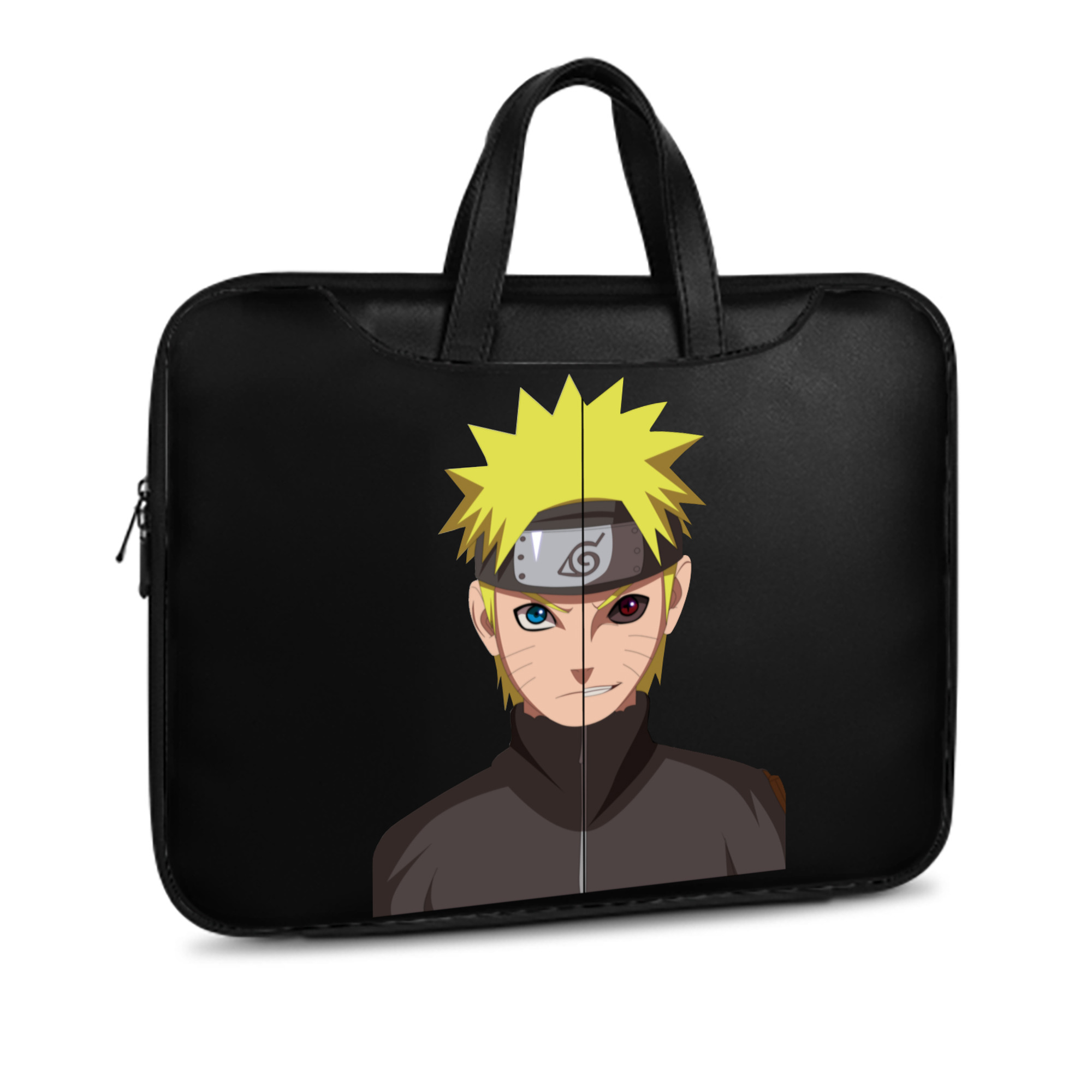 （画像用） NARUTO -ナルト- うずまき ナルト Uzumaki Naruto レザーラップトップバッグ　ノートパソコンケース