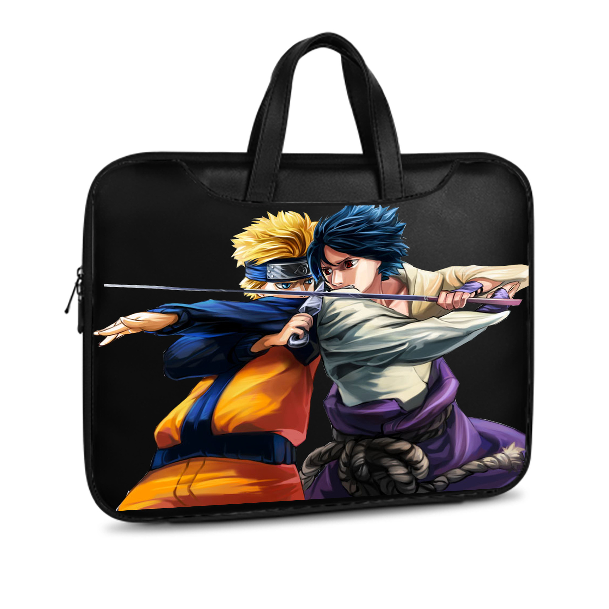 （画像用） NARUTO -ナルト- うずまき ナルト Uzumaki Naruto レザーラップトップバッグ　ノートパソコンケース