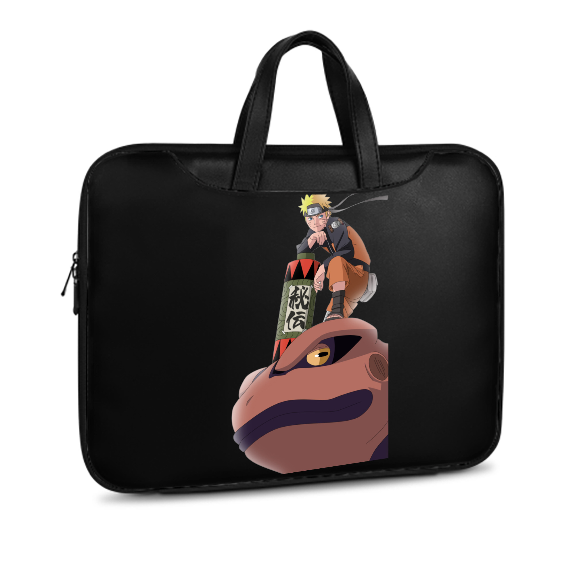 （画像用） NARUTO -ナルト- うずまき ナルト Uzumaki Naruto レザーラップトップバッグ　ノートパソコンケース