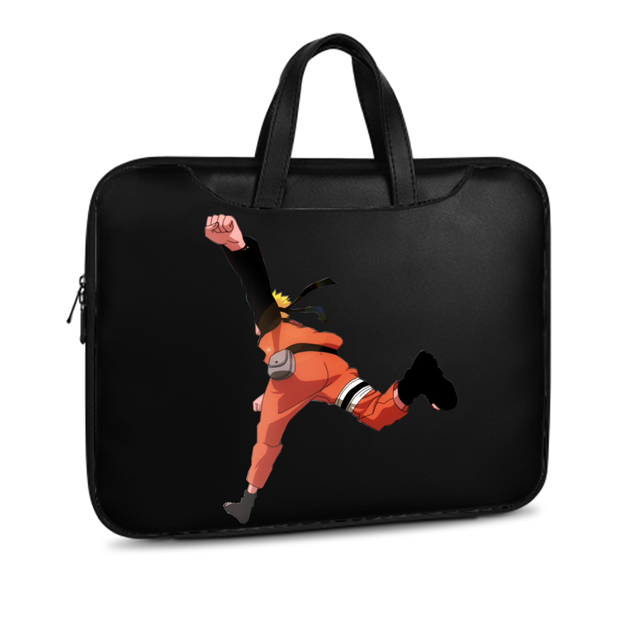 （画像用） NARUTO -ナルト- うずまき ナルト Uzumaki Naruto レザーラップトップバッグ　ノートパソコンケース