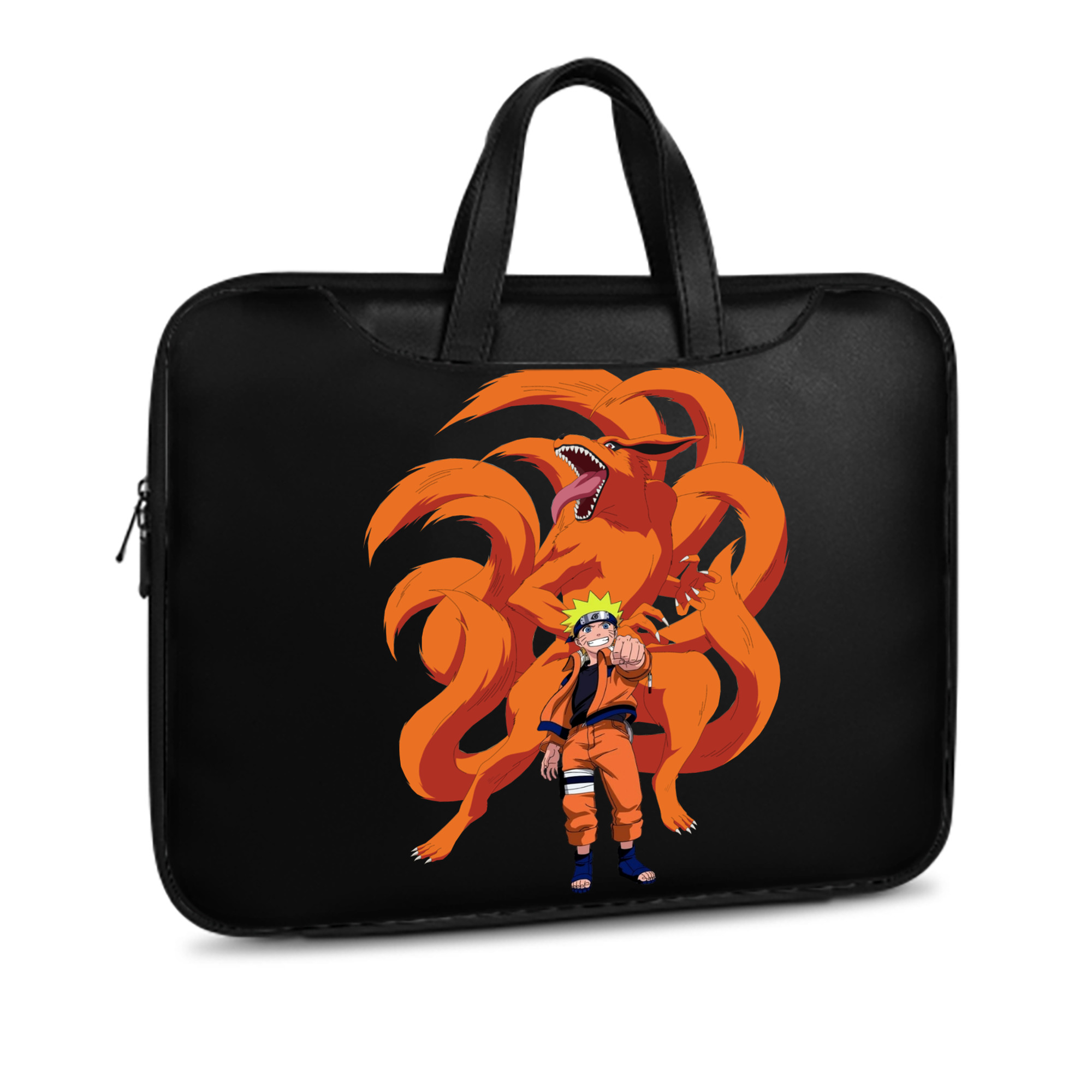 （画像用） NARUTO -ナルト- うずまき ナルト Uzumaki Naruto レザーラップトップバッグ　ノートパソコンケース