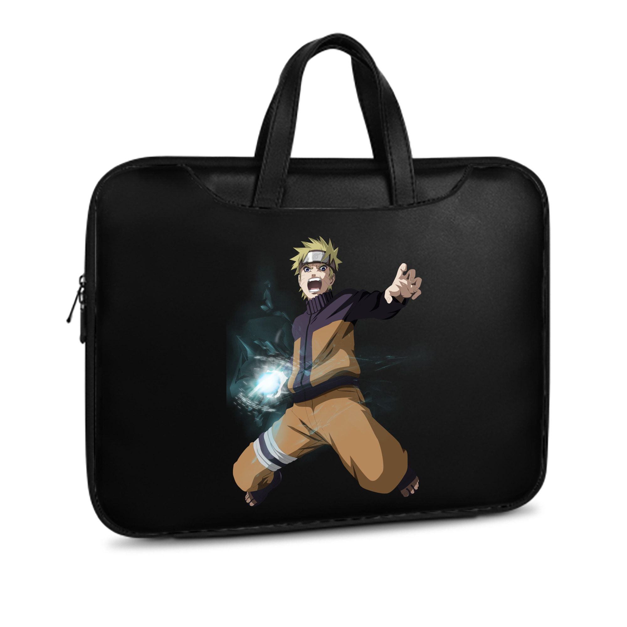（画像用） NARUTO -ナルト- うずまき ナルト Uzumaki Naruto レザーラップトップバッグ　ノートパソコンケース