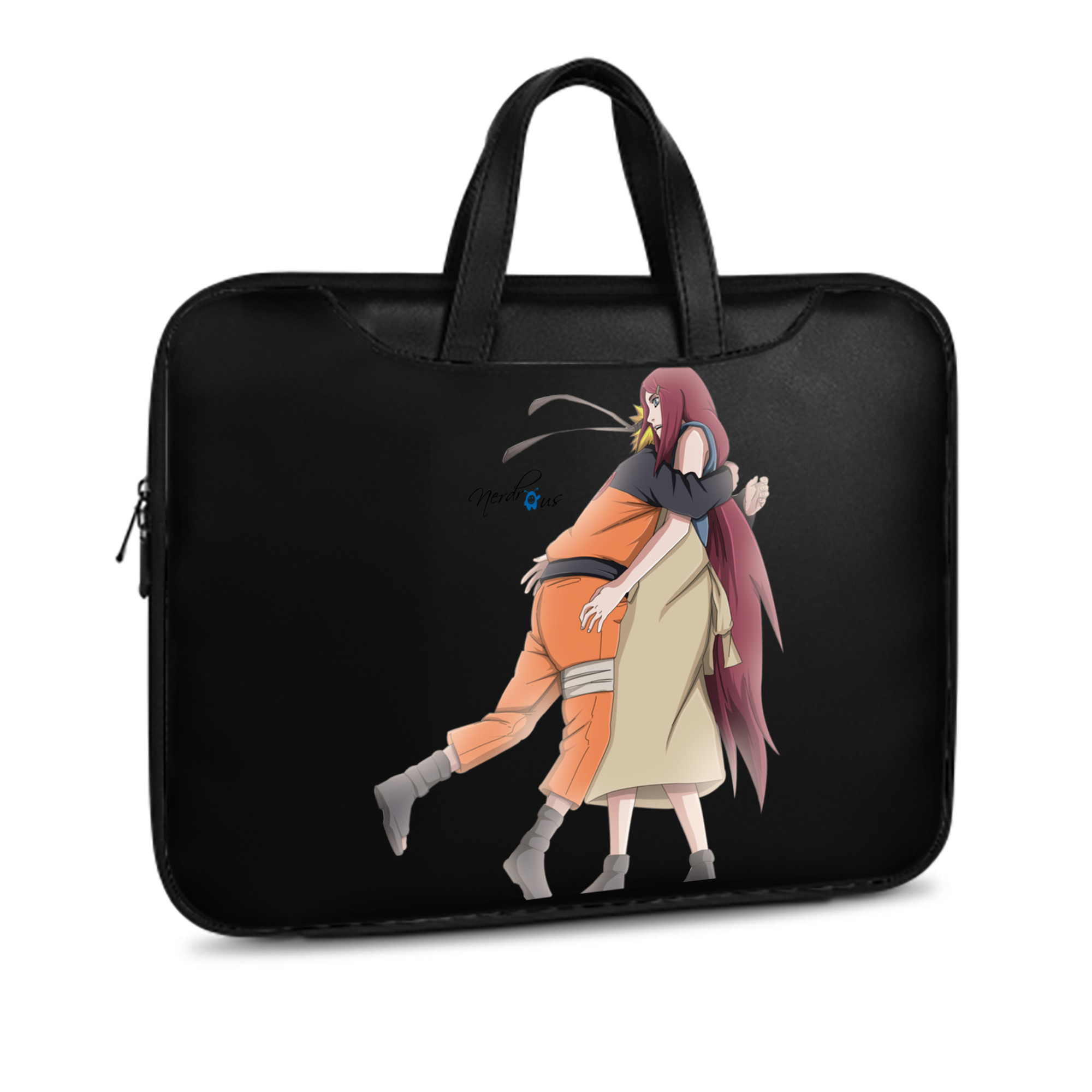 （画像用） NARUTO -ナルト- うずまき ナルト Uzumaki Naruto レザーラップトップバッグ　ノートパソコンケース