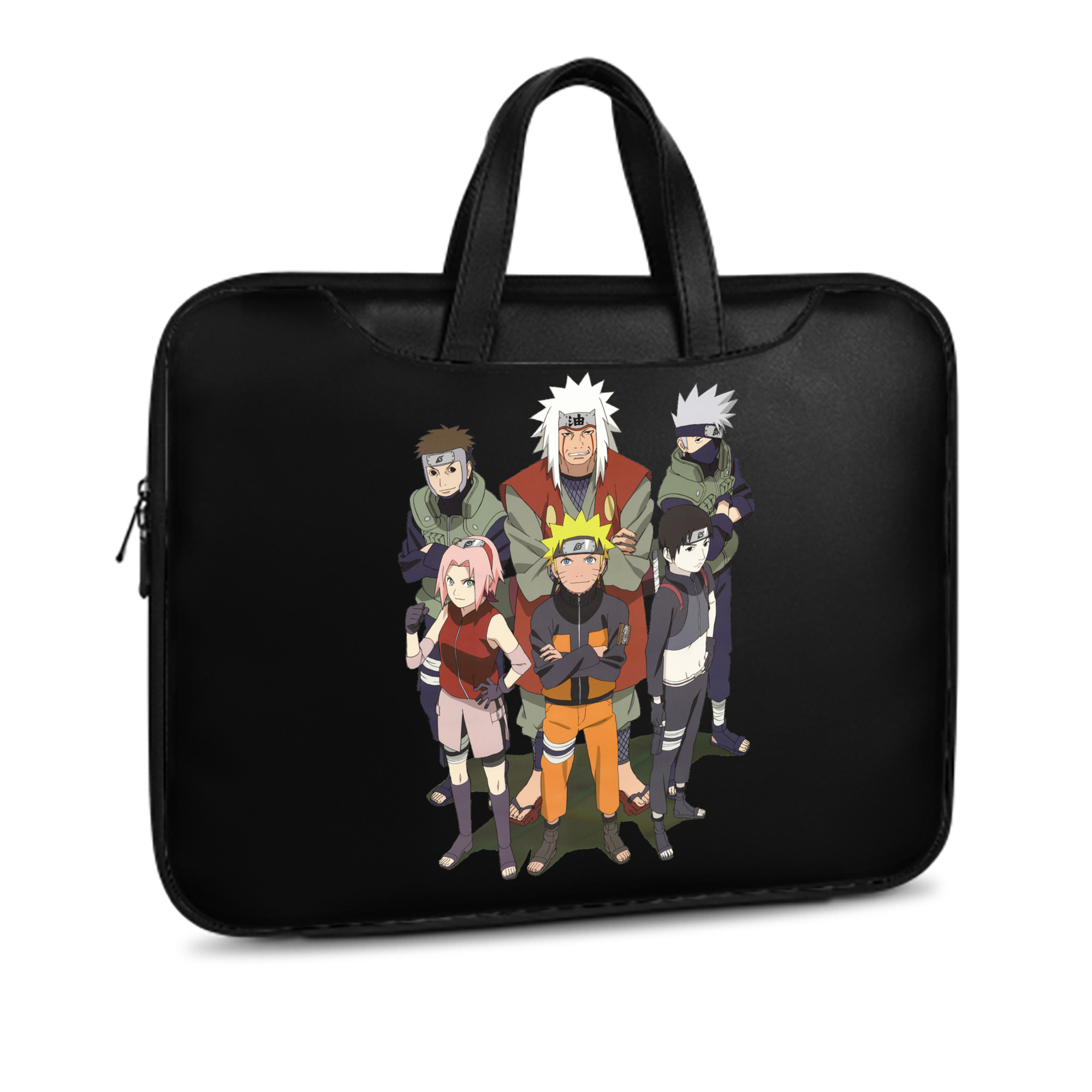 （画像用） NARUTO -ナルト- うずまき ナルト Uzumaki Naruto レザーラップトップバッグ　ノートパソコンケース