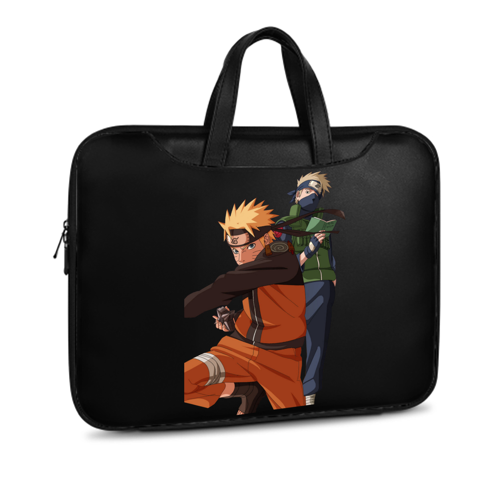 （画像用） NARUTO -ナルト- うずまき ナルト Uzumaki Naruto レザーラップトップバッグ　ノートパソコンケース