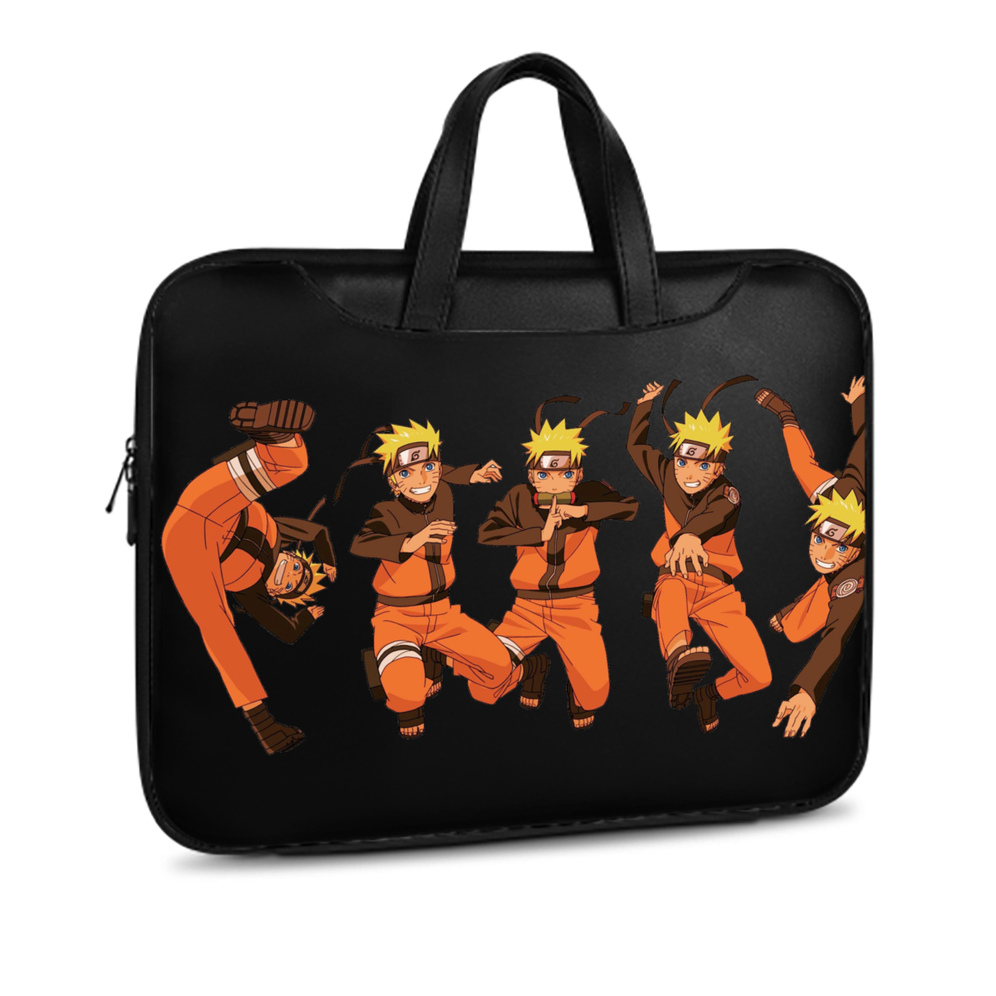 （画像用） NARUTO -ナルト- うずまき ナルト Uzumaki Naruto レザーラップトップバッグ　ノートパソコンケース