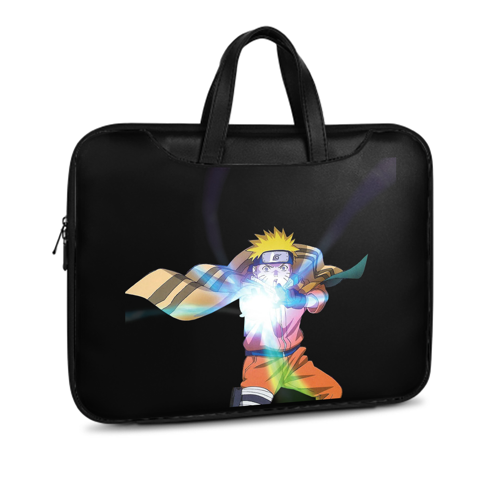 （画像用） NARUTO -ナルト- うずまき ナルト Uzumaki Naruto レザーラップトップバッグ　ノートパソコンケース