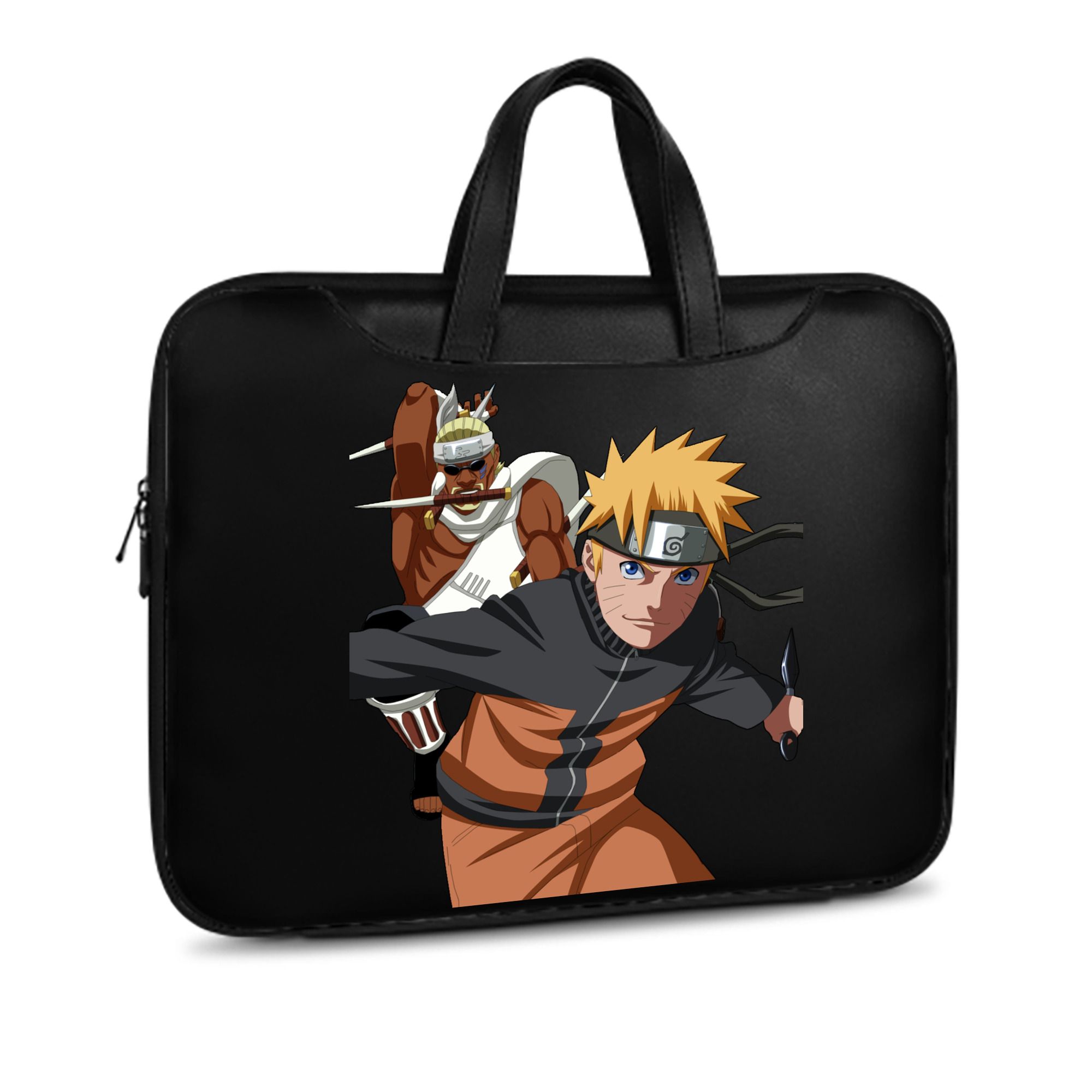 （画像用） NARUTO -ナルト- うずまき ナルト Uzumaki Naruto レザーラップトップバッグ　ノートパソコンケース