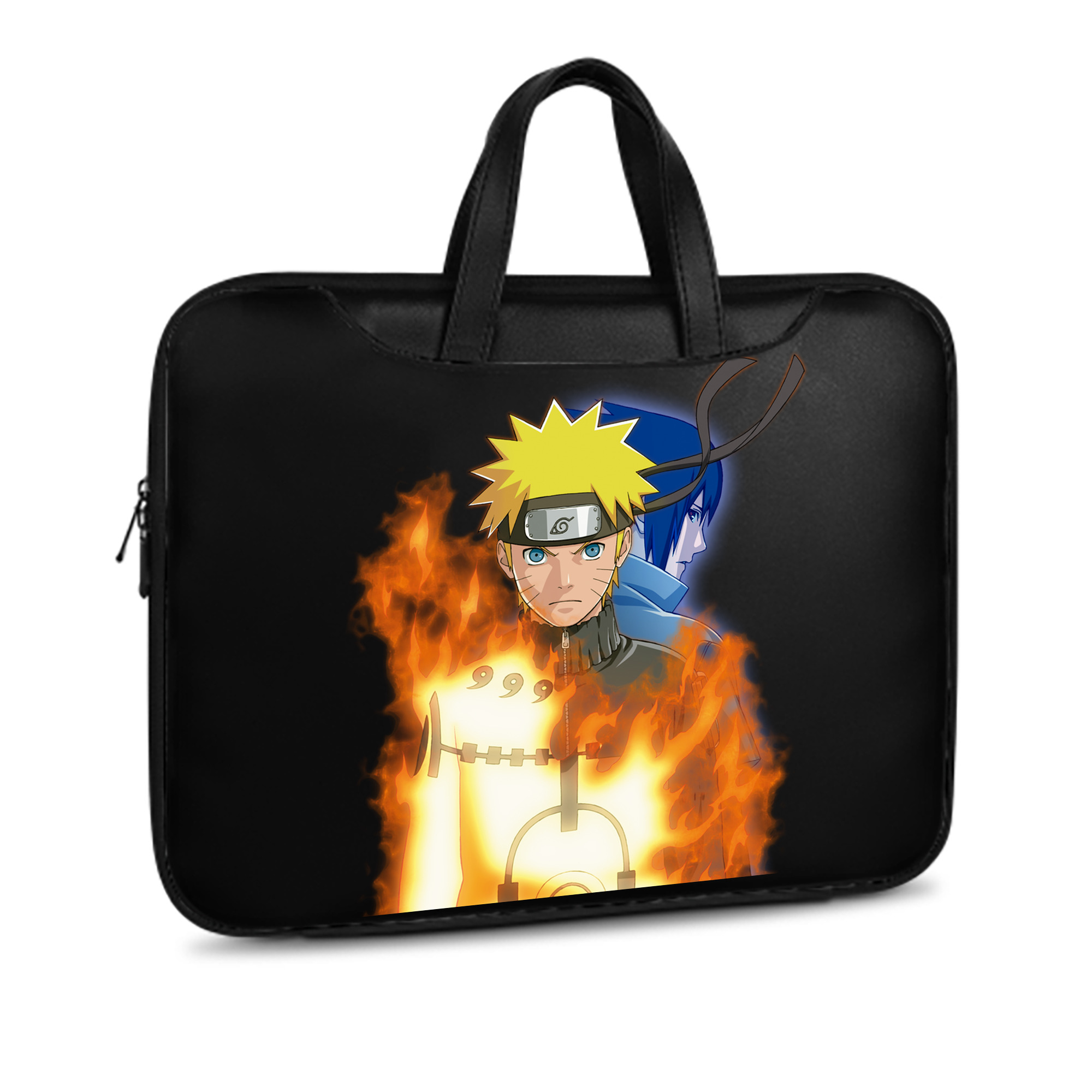 （画像用） NARUTO -ナルト- うずまき ナルト Uzumaki Naruto レザーラップトップバッグ　ノートパソコンケース