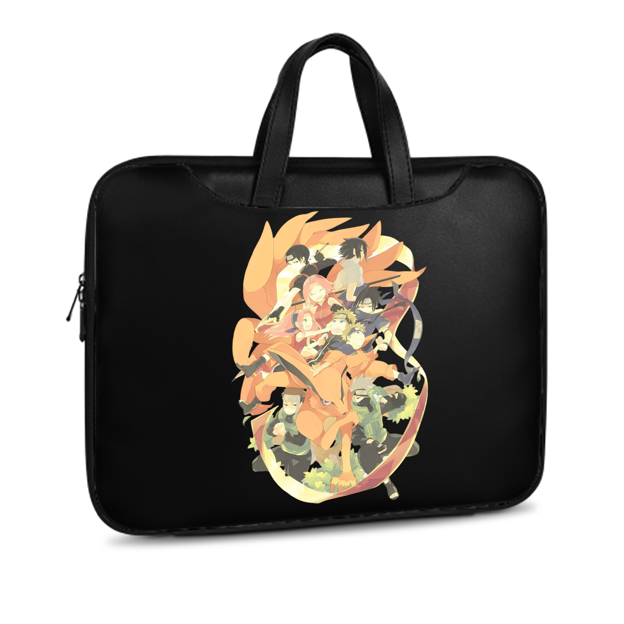 （画像用） NARUTO -ナルト- うずまき ナルト Uzumaki Naruto レザーラップトップバッグ　ノートパソコンケース