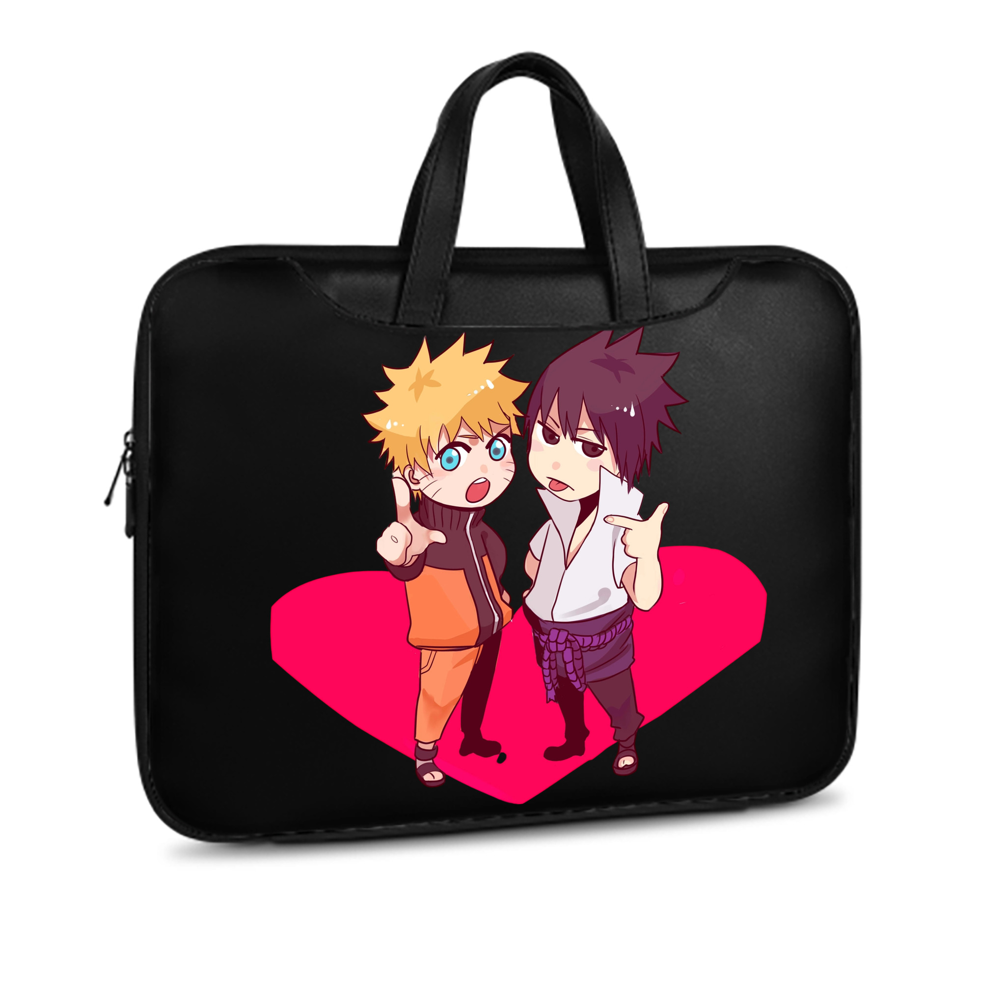 （画像用） NARUTO -ナルト- うずまき ナルト Uzumaki Naruto レザーラップトップバッグ　ノートパソコンケース