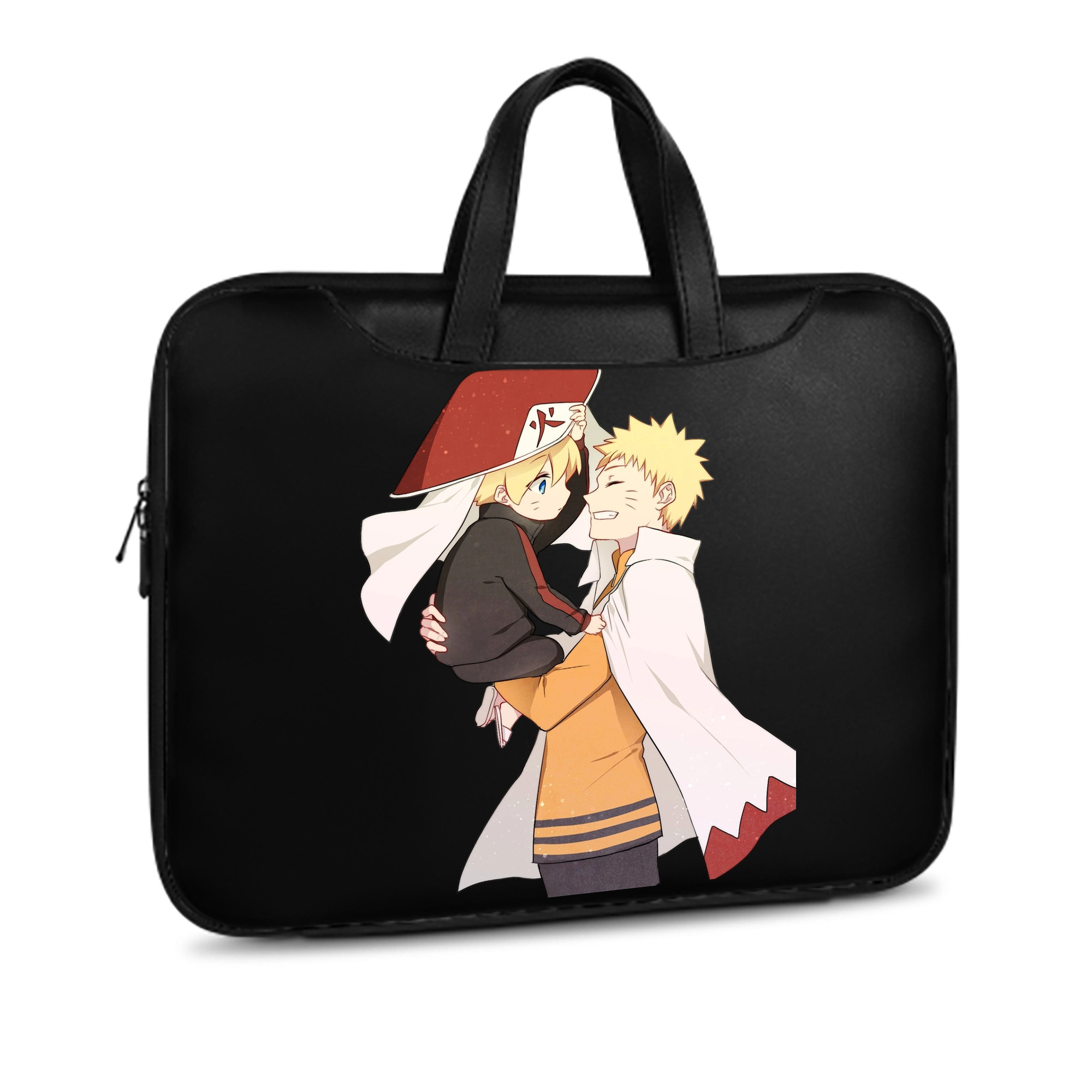 （画像用） NARUTO -ナルト- うずまき ナルト Uzumaki Naruto レザーラップトップバッグ　ノートパソコンケース