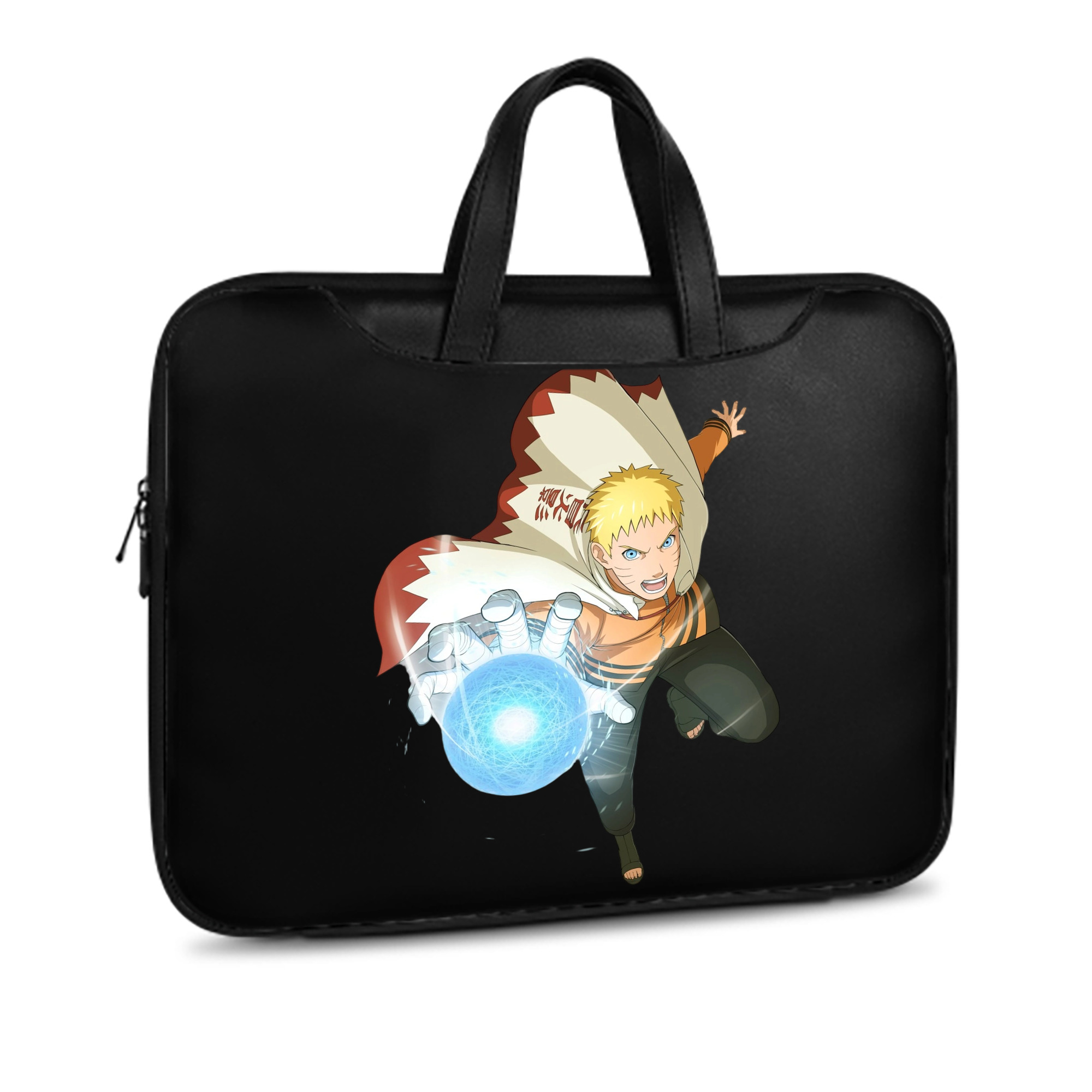（画像用） NARUTO -ナルト- うずまき ナルト Uzumaki Naruto レザーラップトップバッグ　ノートパソコンケース