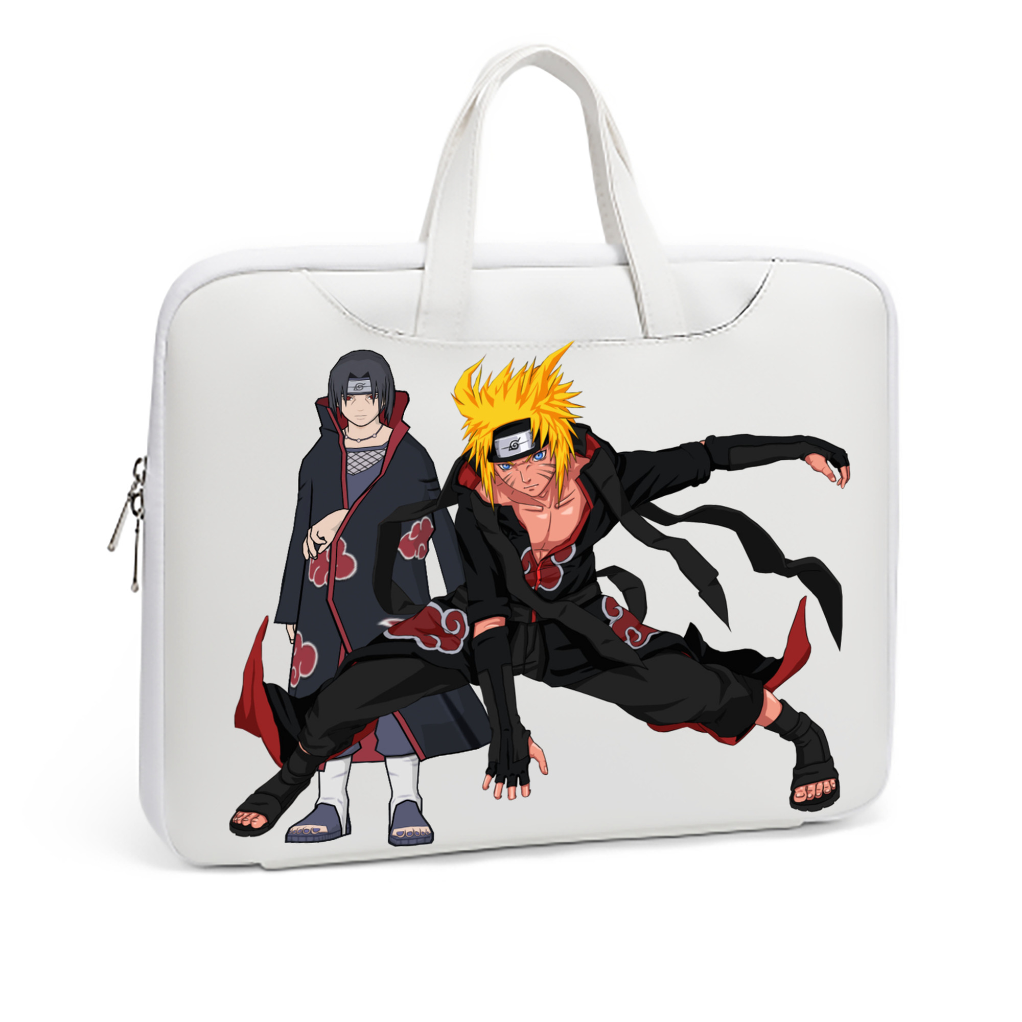 （画像用） NARUTO -ナルト- うずまき ナルト Uzumaki Naruto レザーラップトップバッグ　ノートパソコンケース