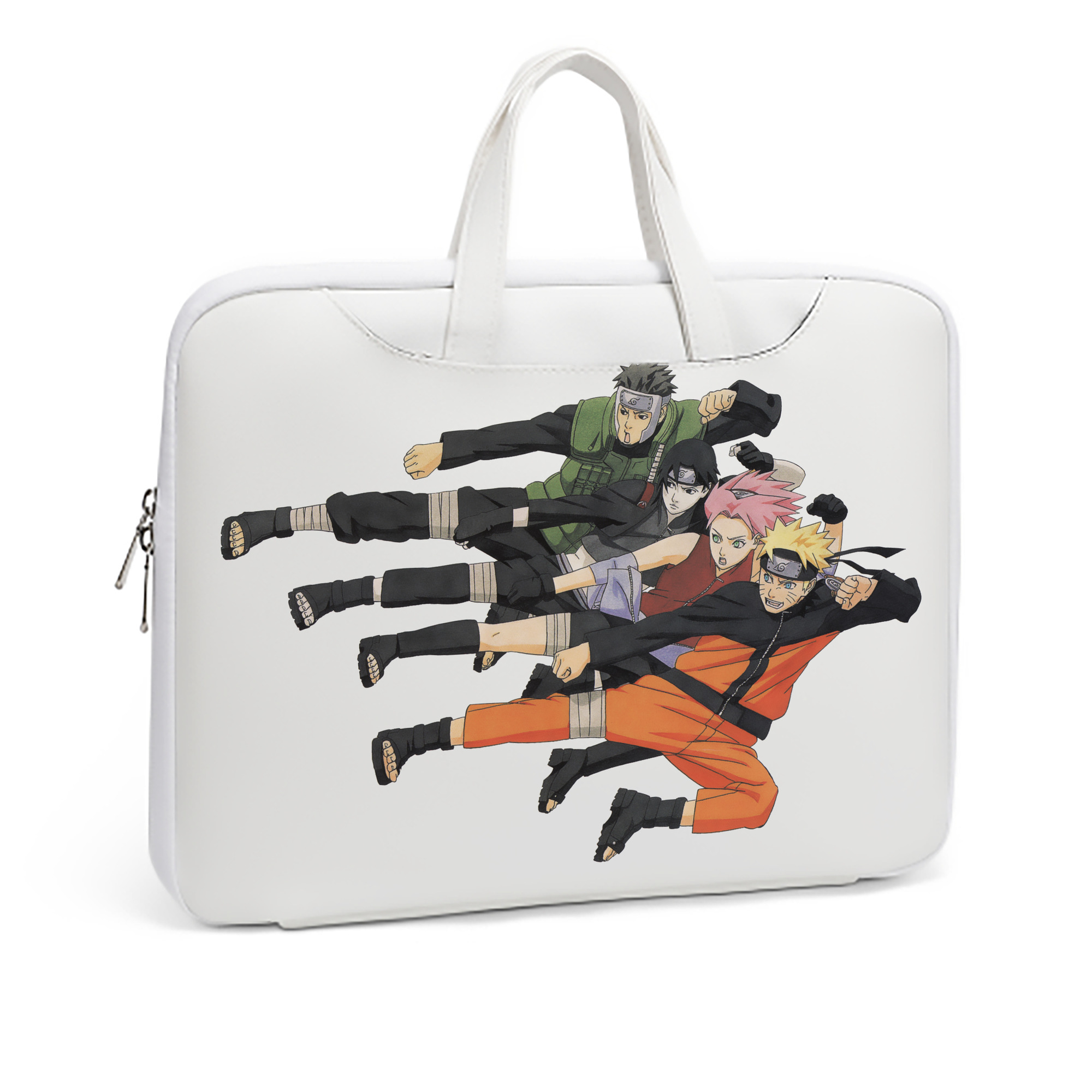（画像用） NARUTO -ナルト- うずまき ナルト Uzumaki Naruto レザーラップトップバッグ　ノートパソコンケース