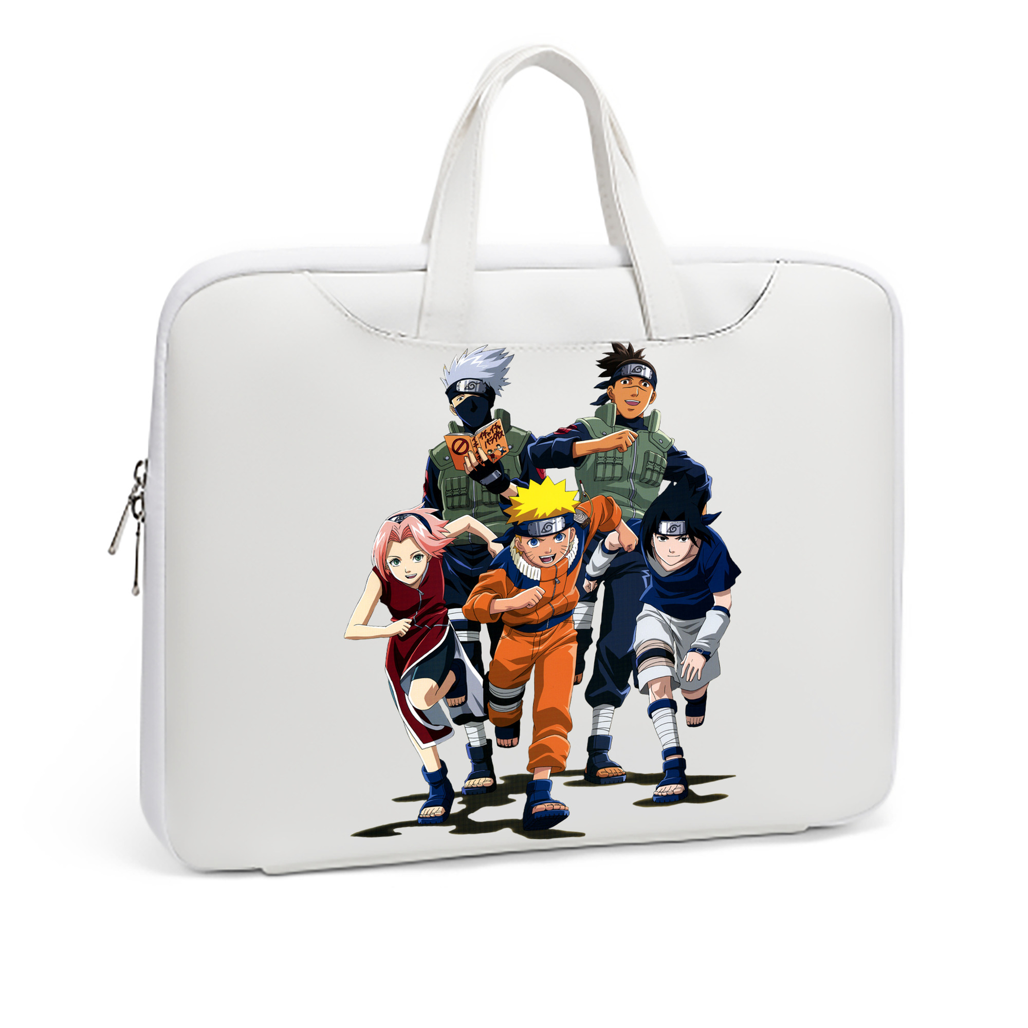 （画像用） NARUTO -ナルト- うずまき ナルト Uzumaki Naruto レザーラップトップバッグ　ノートパソコンケース