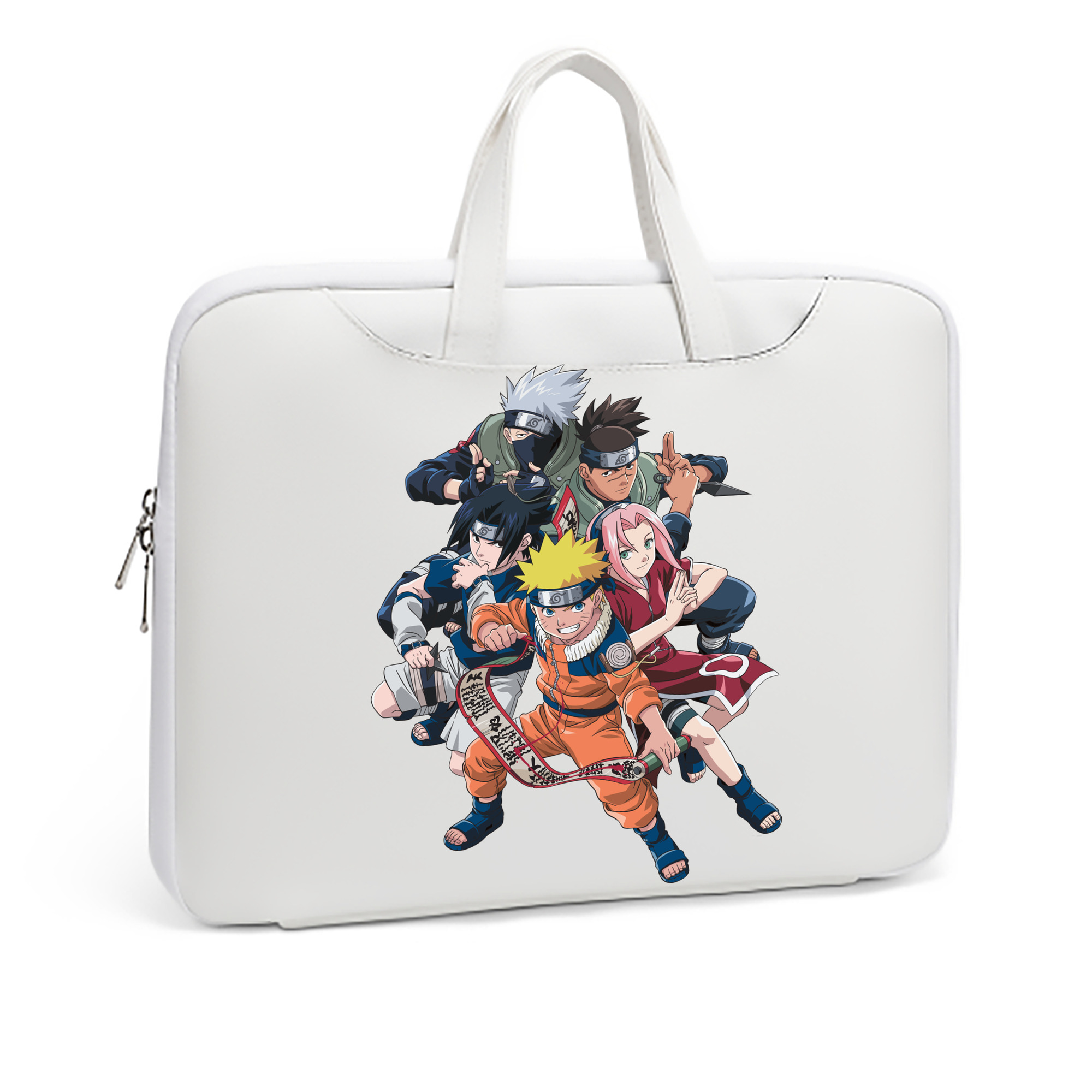 （画像用） NARUTO -ナルト- うずまき ナルト Uzumaki Naruto レザーラップトップバッグ　ノートパソコンケース
