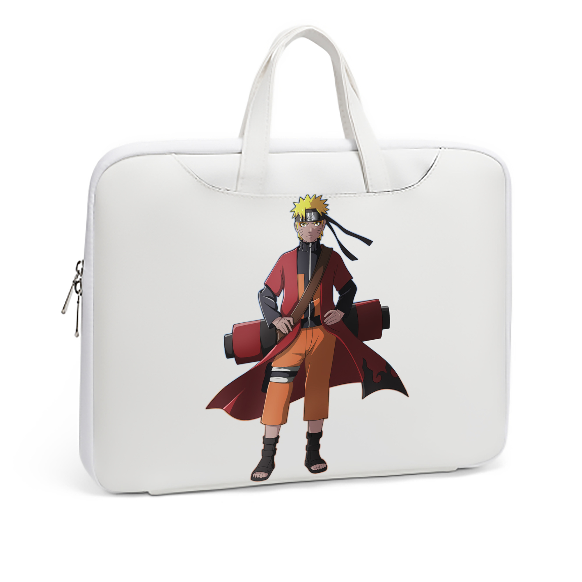 （画像用） NARUTO -ナルト- うずまき ナルト Uzumaki Naruto レザーラップトップバッグ　ノートパソコンケース
