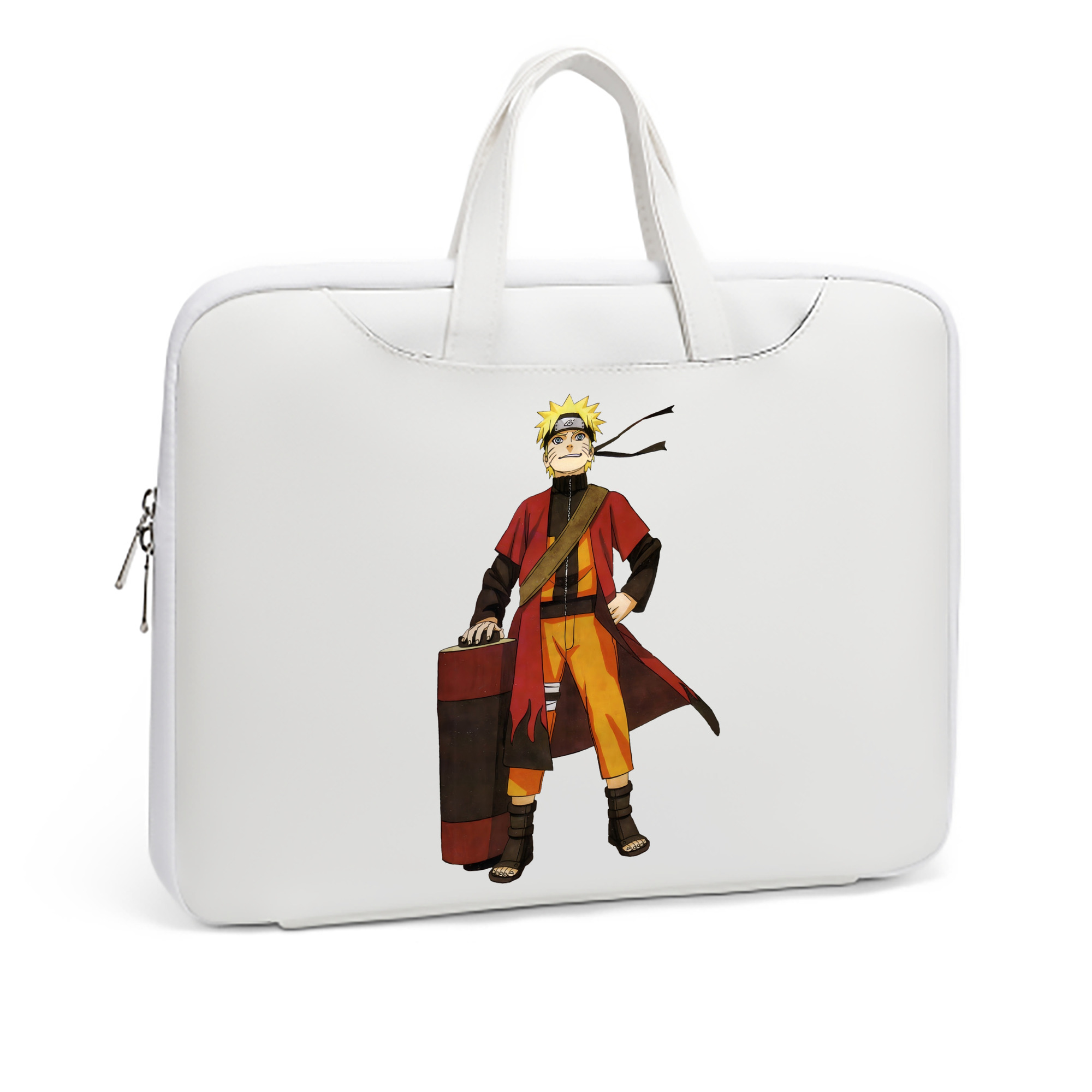 （画像用） NARUTO -ナルト- うずまき ナルト Uzumaki Naruto レザーラップトップバッグ　ノートパソコンケース