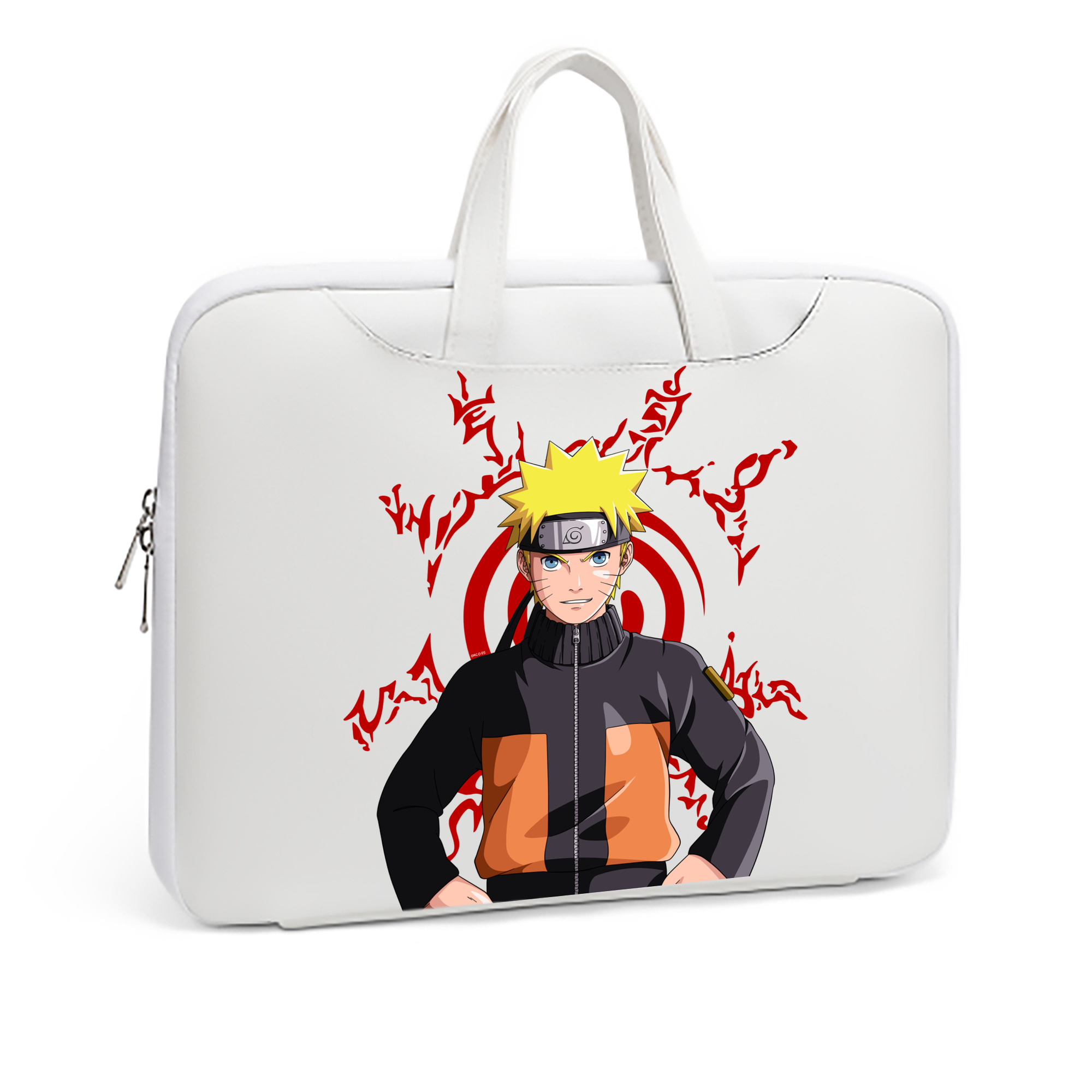 （画像用） NARUTO -ナルト- うずまき ナルト Uzumaki Naruto レザーラップトップバッグ　ノートパソコンケース