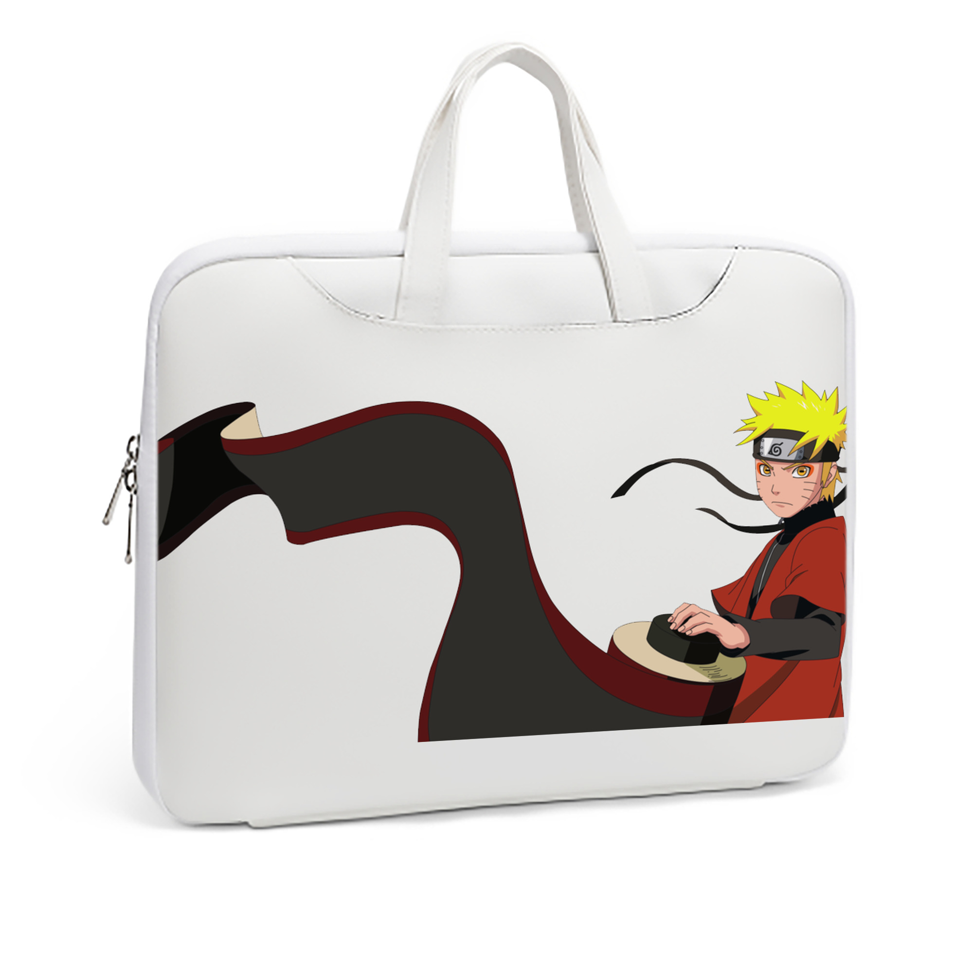 （画像用） NARUTO -ナルト- うずまき ナルト Uzumaki Naruto レザーラップトップバッグ　ノートパソコンケース