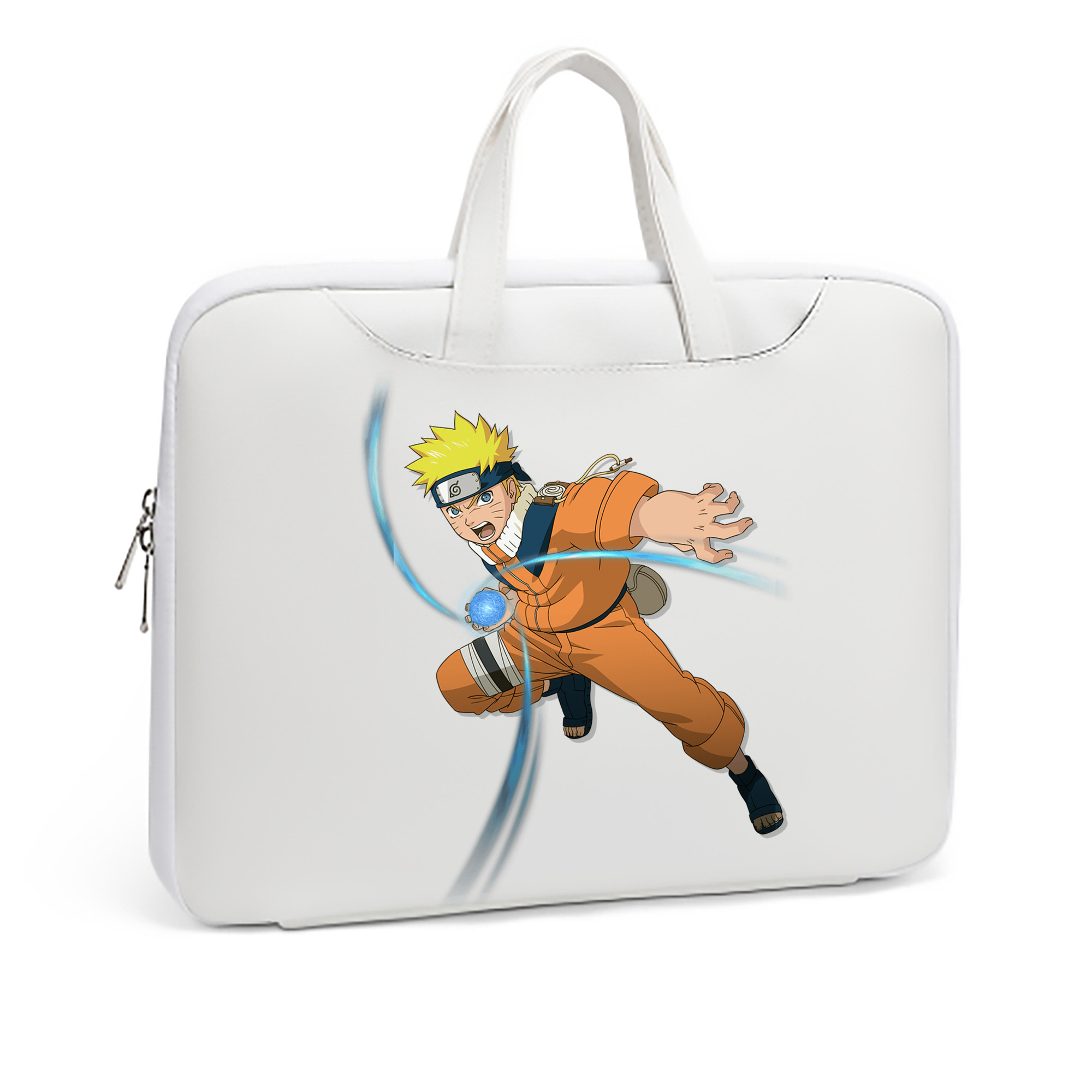 （画像用） NARUTO -ナルト- うずまき ナルト Uzumaki Naruto レザーラップトップバッグ　ノートパソコンケース