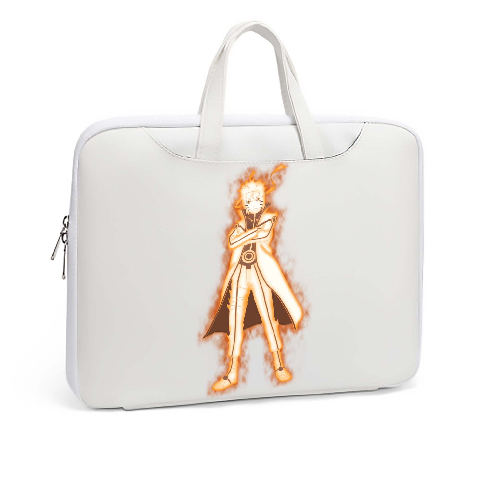 （画像用） NARUTO -ナルト- うずまき ナルト Uzumaki Naruto レザーラップトップバッグ　ノートパソコンケース